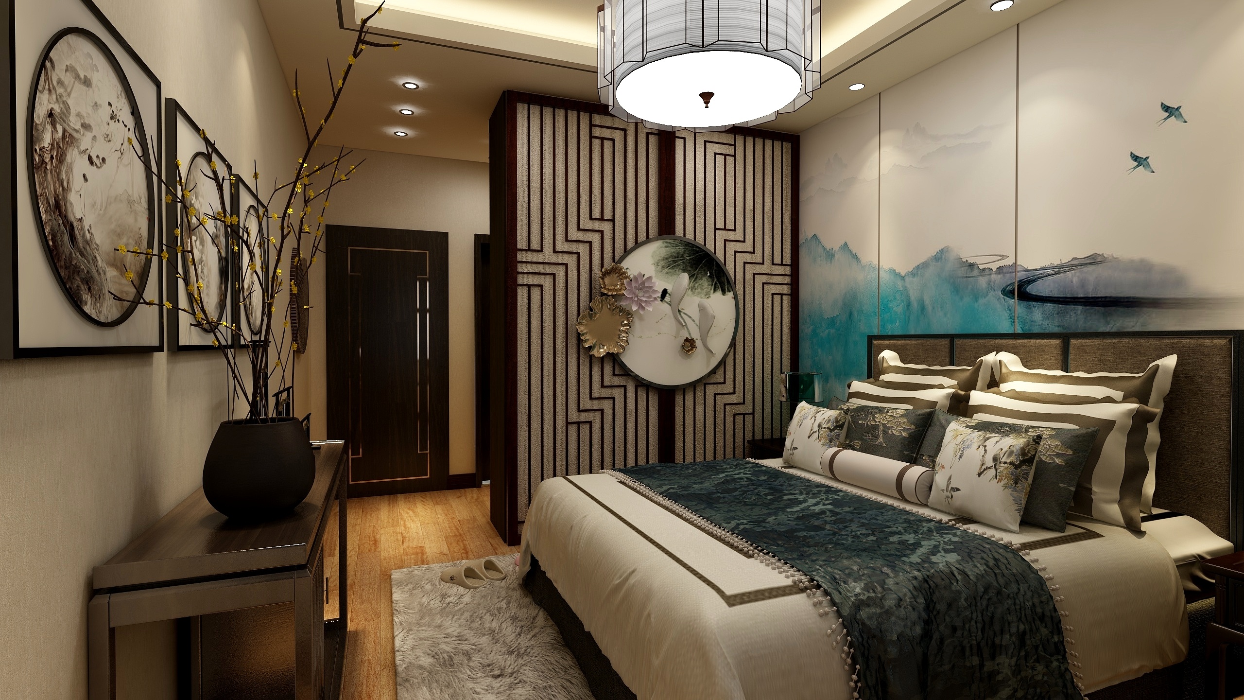 兆庆-城际130平米-新中式-两代人居住-装修设计方案