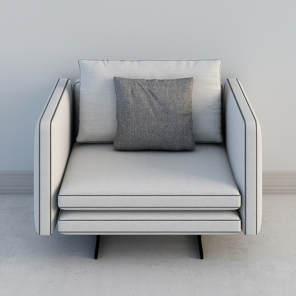 米卓-意式-SF026-单人沙发