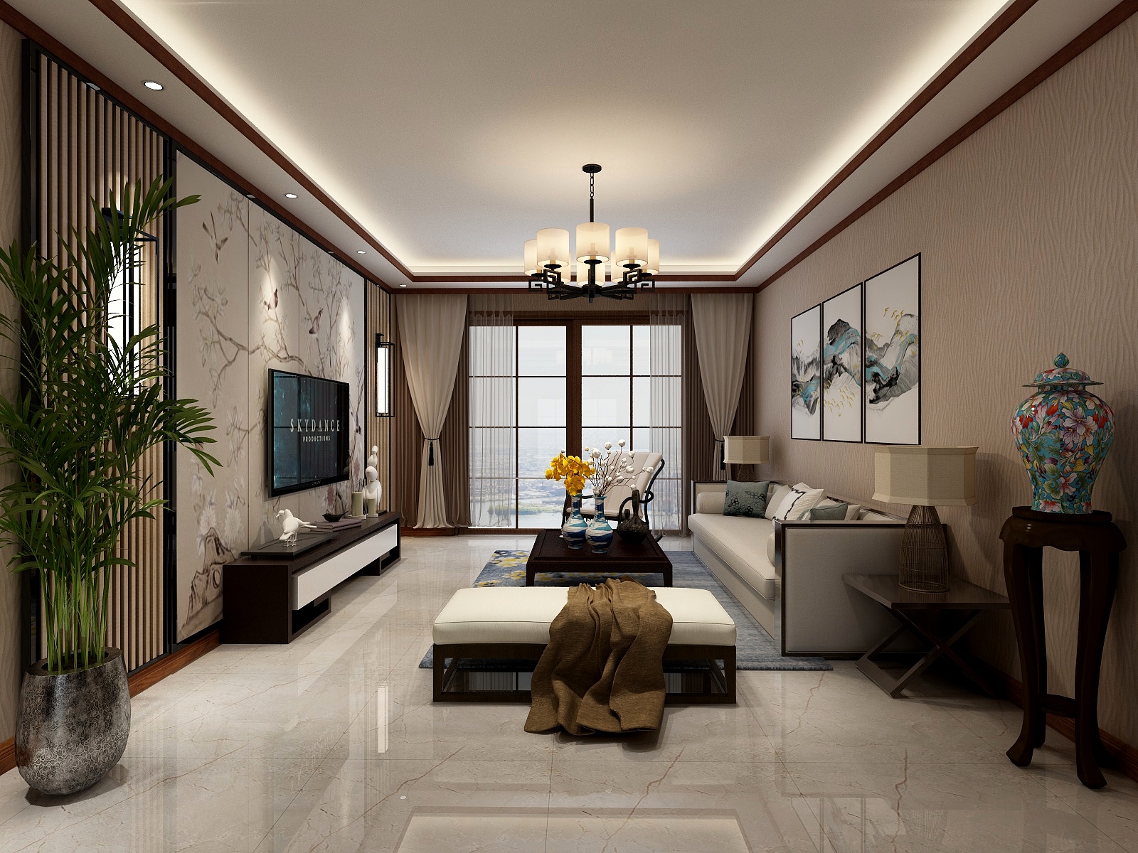 舒涵1-嘉城名郡115黄先生样板间-装修设计方案