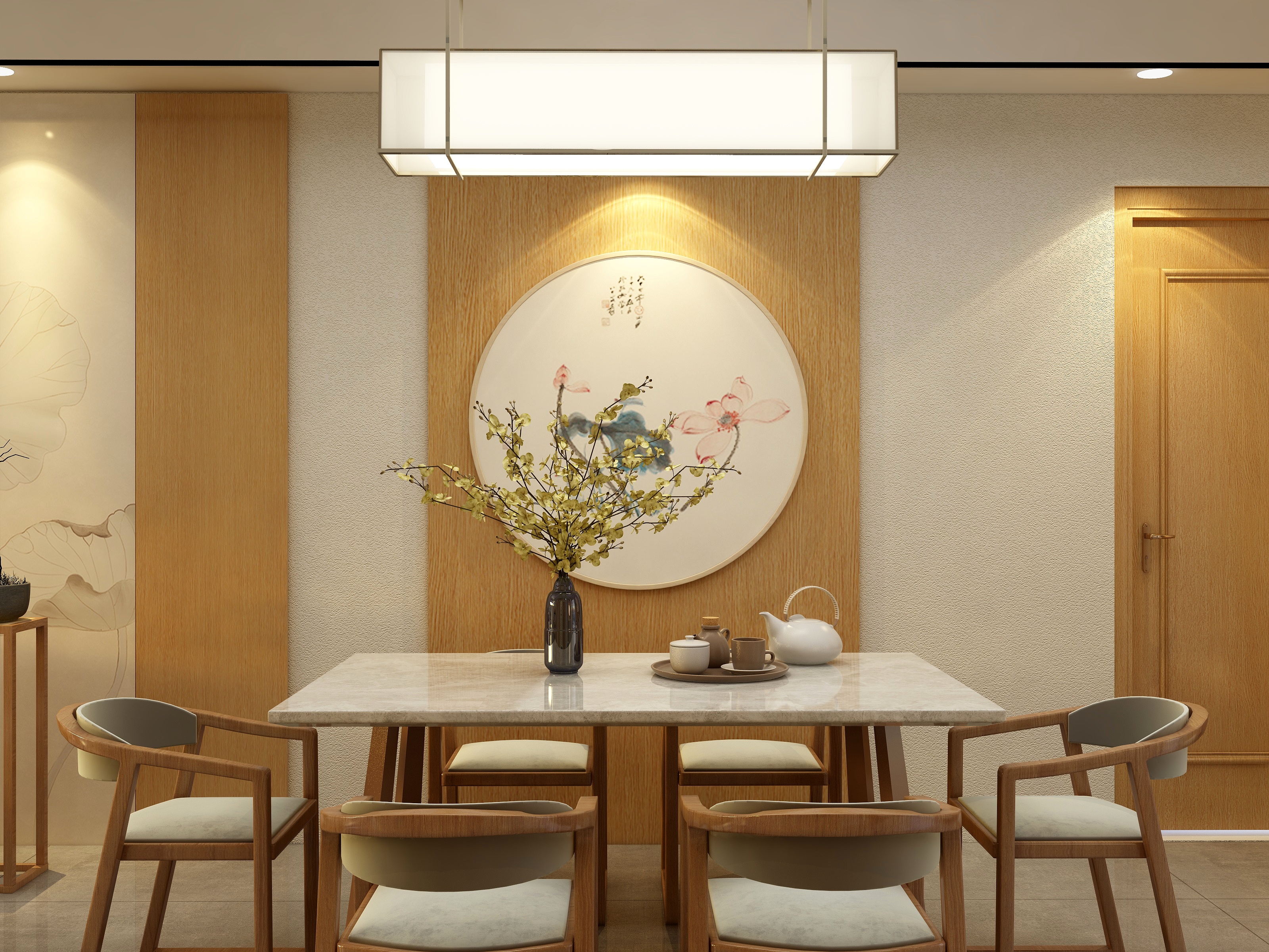 聚禾家美学设计-中俊理想城-繁花-装修设计方案