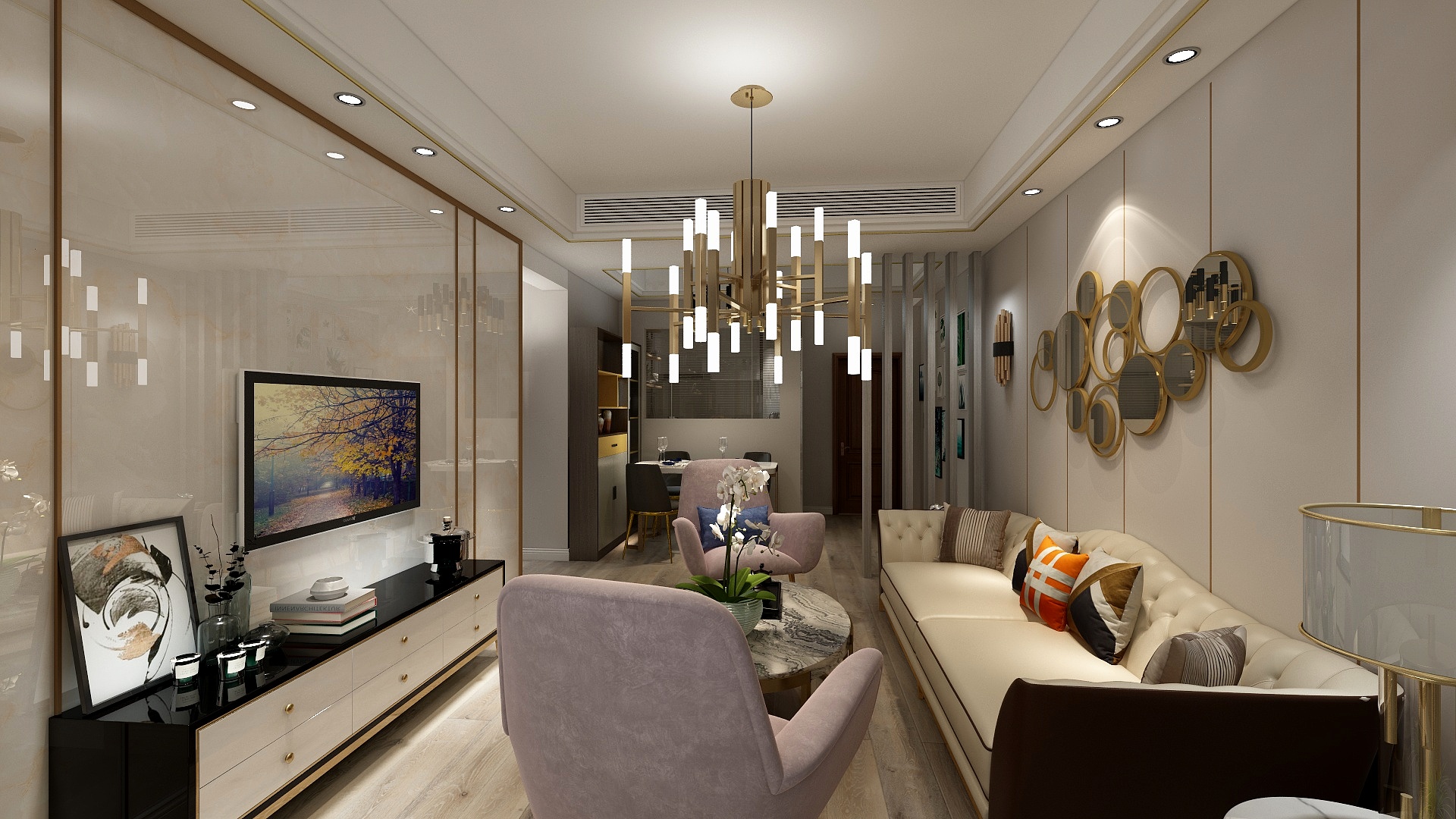 罗宇成大宅-中邦08户型-装修设计方案