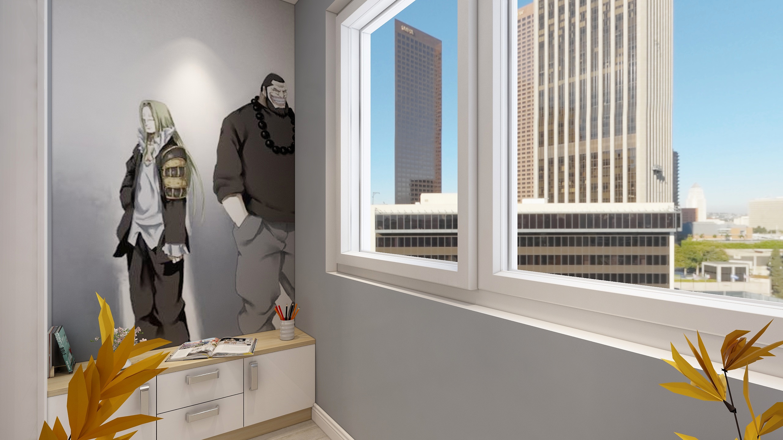 龙合装饰-童话一层阳台装修效果图第1张