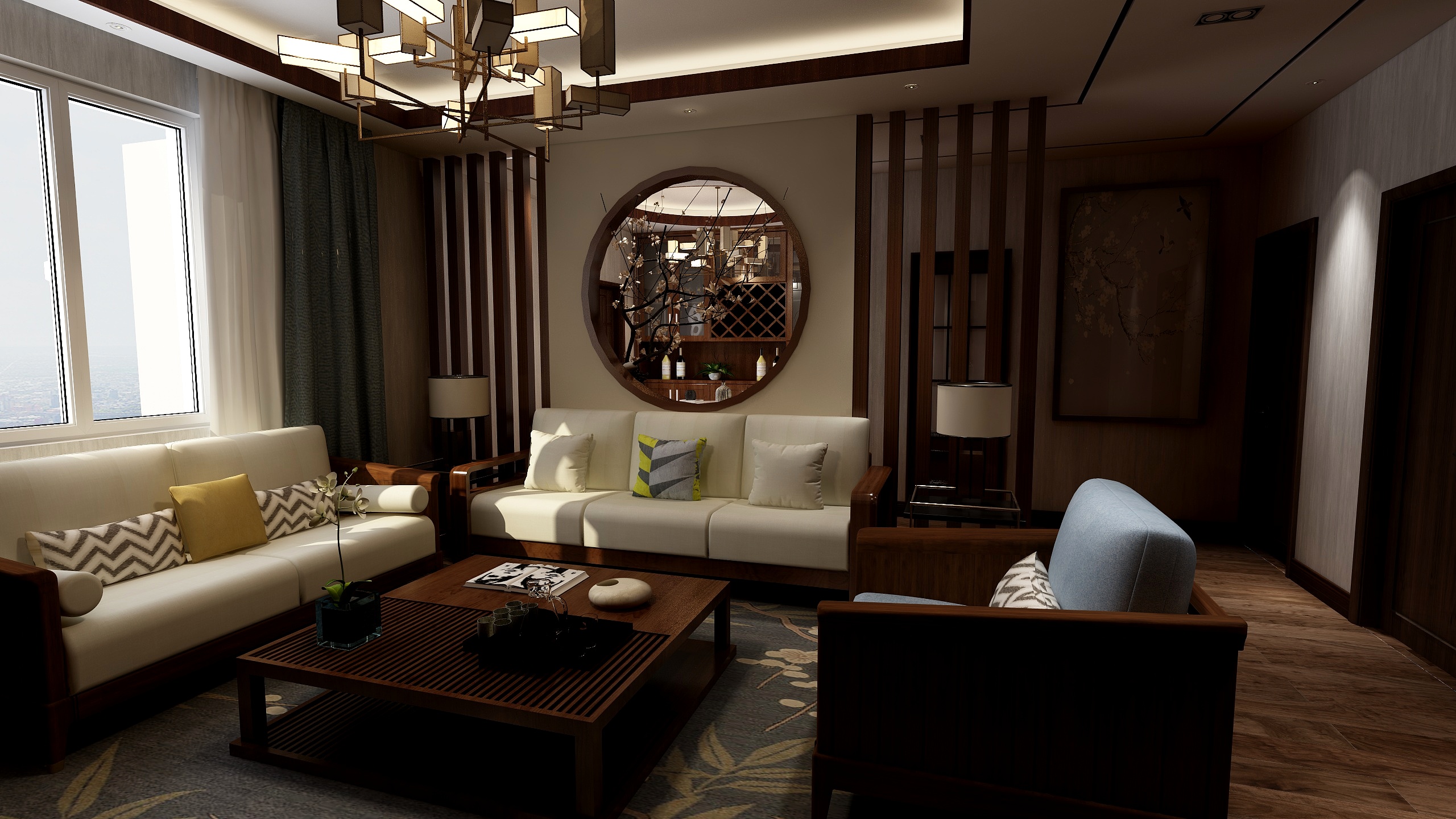 秦巍-鸟语花香-装修设计方案