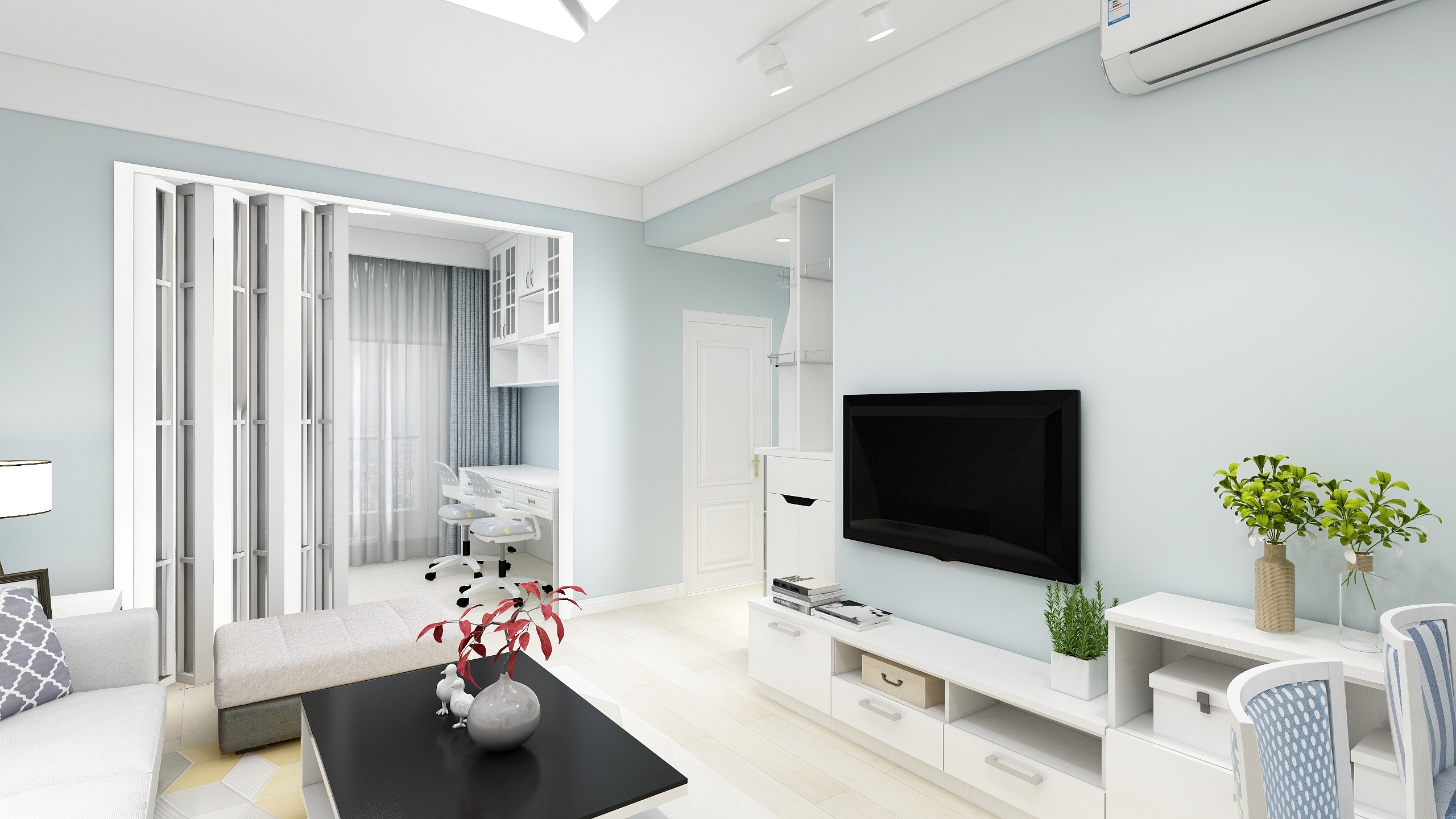 棠主-首开领翔上郡86.00㎡902户型设计方案新-装修设计方案