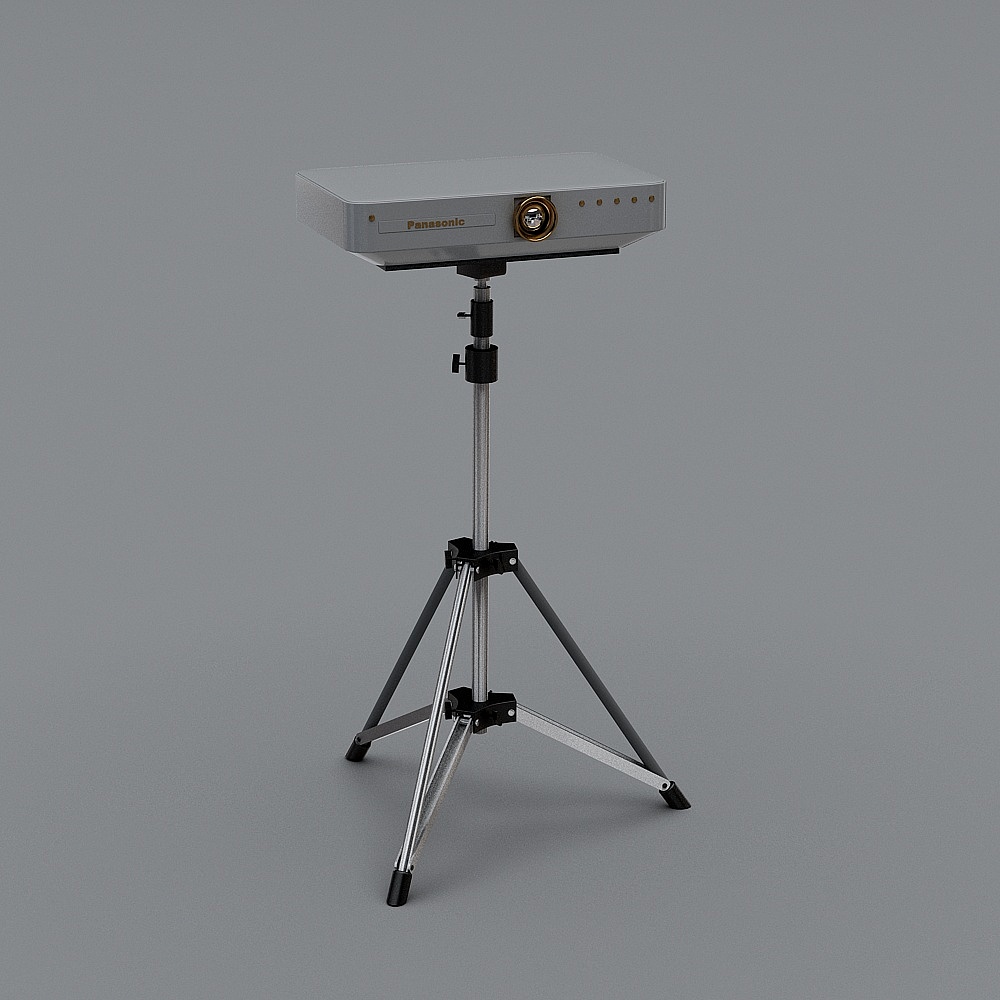 投影仪组合(落地)3d模型