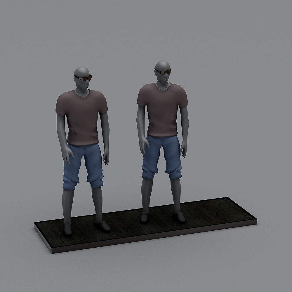 人型模特33D模型