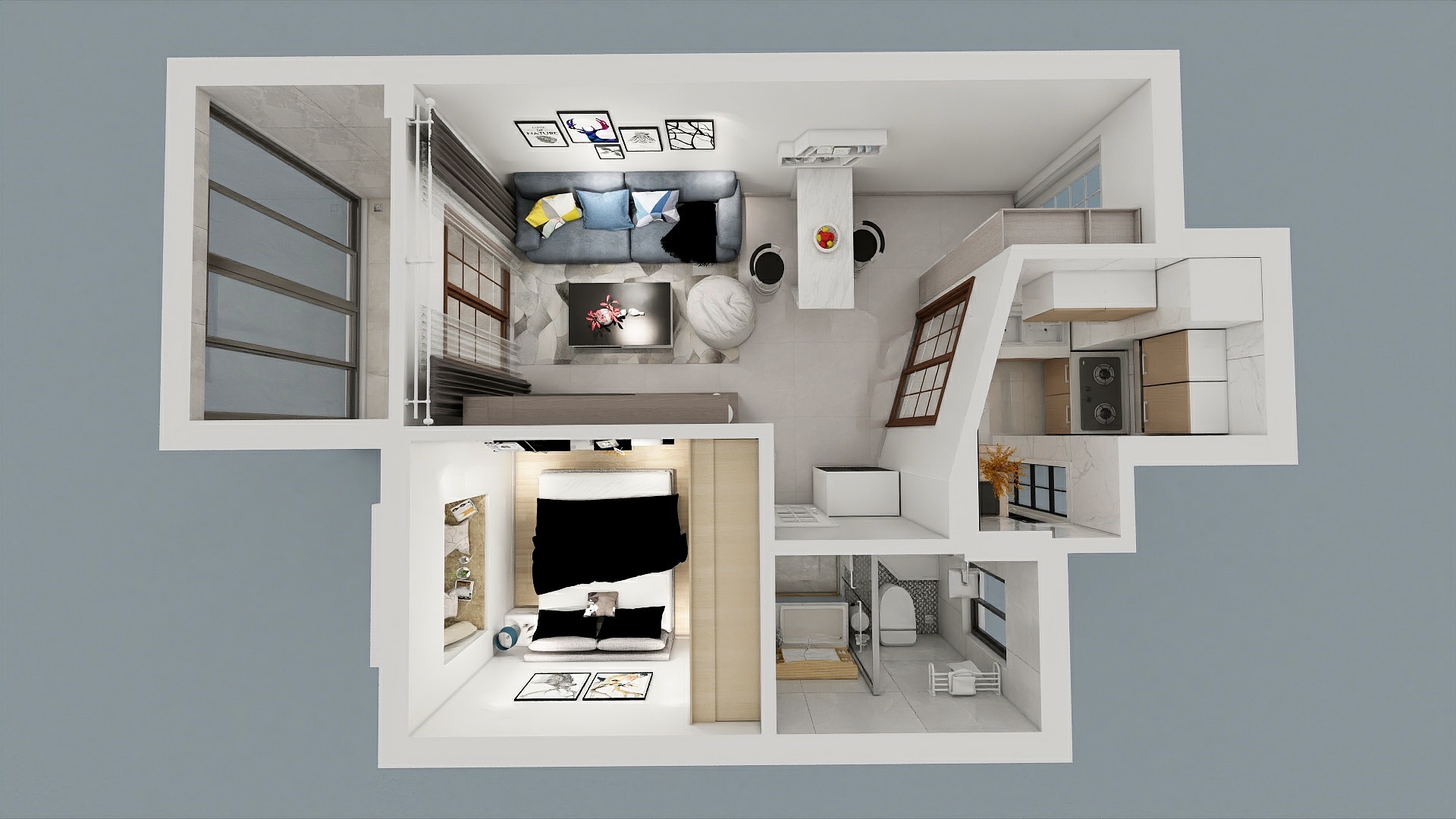 全案设计W吴焱-中兴A户1.1.1.1-装修设计方案