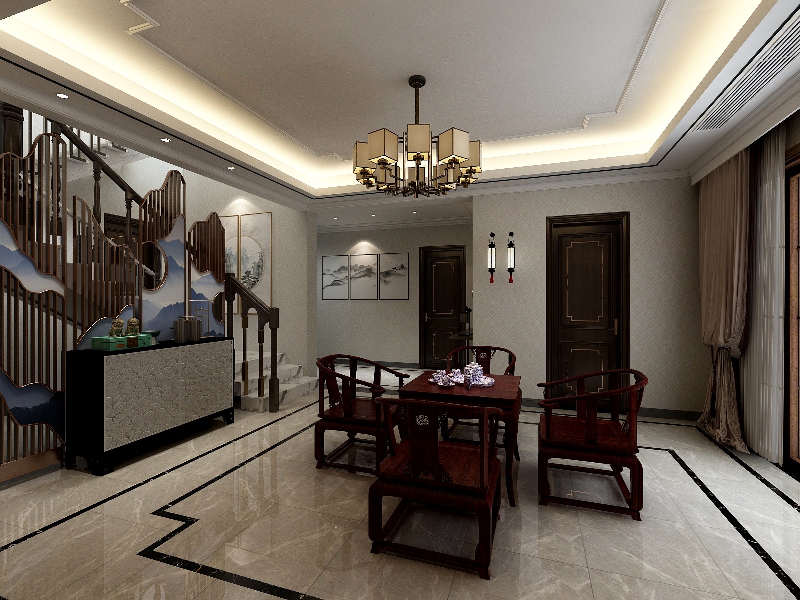 设计陈龙飞18561399605-丽山负一-装修设计方案