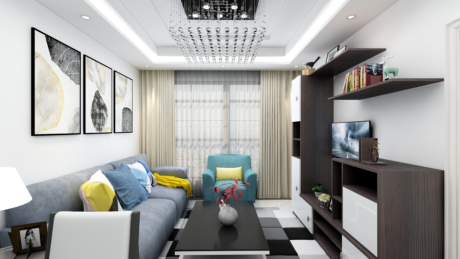 陈金龙-现代简约两居——全屋定制-装修设计方案