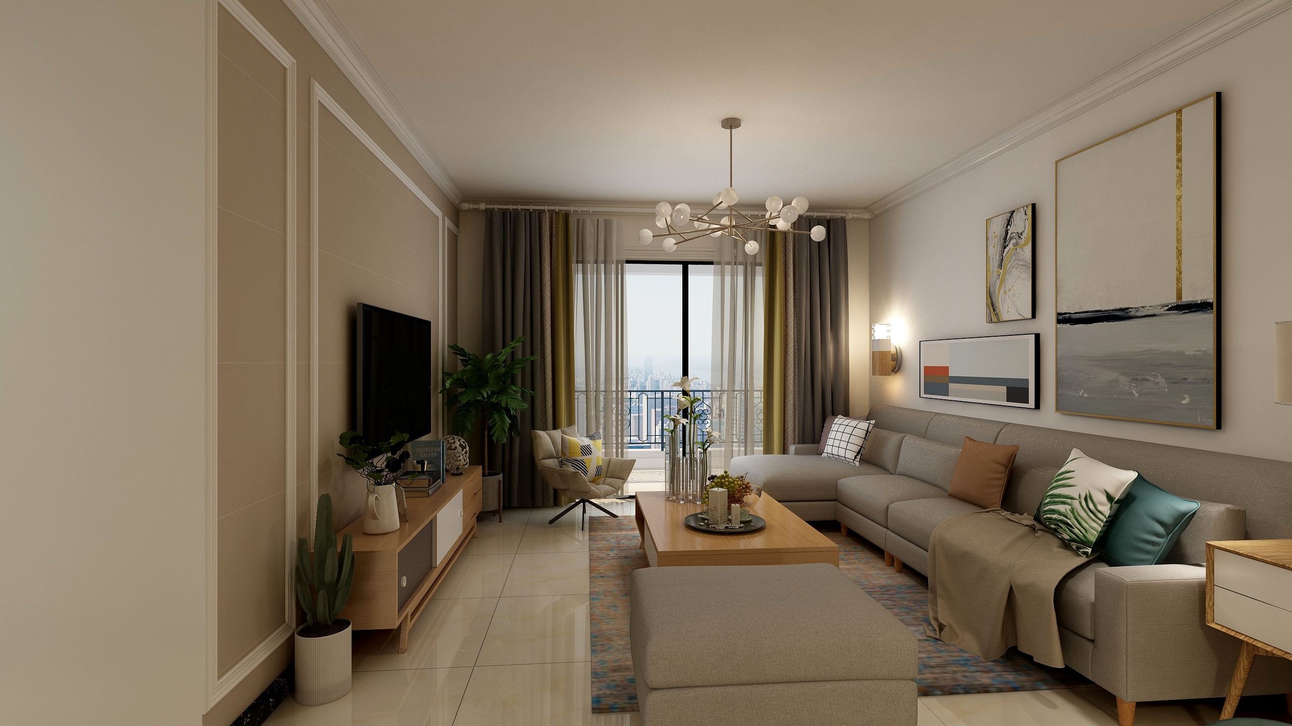 afhD-翡翠园第三单元8楼dwg-装修设计方案