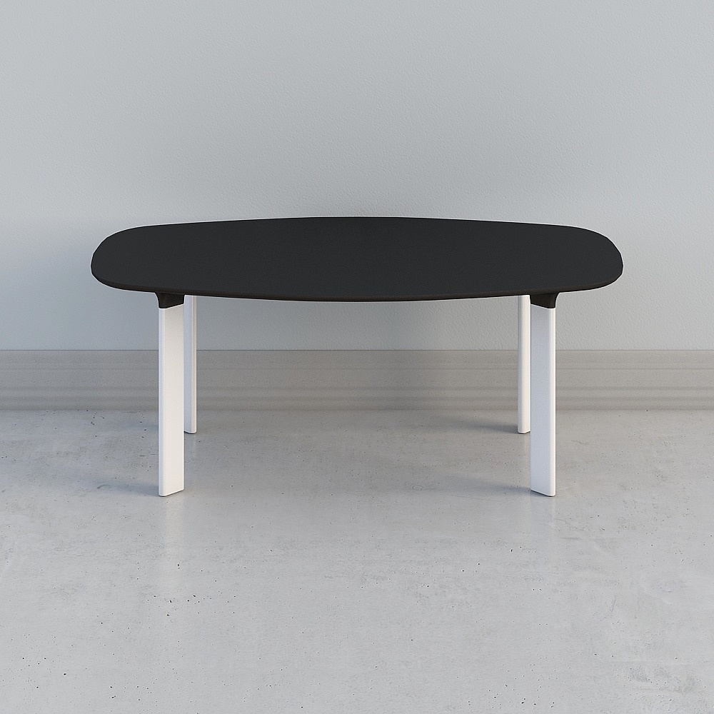 简欧黑色餐桌Fritz Hansen Analog3D模型