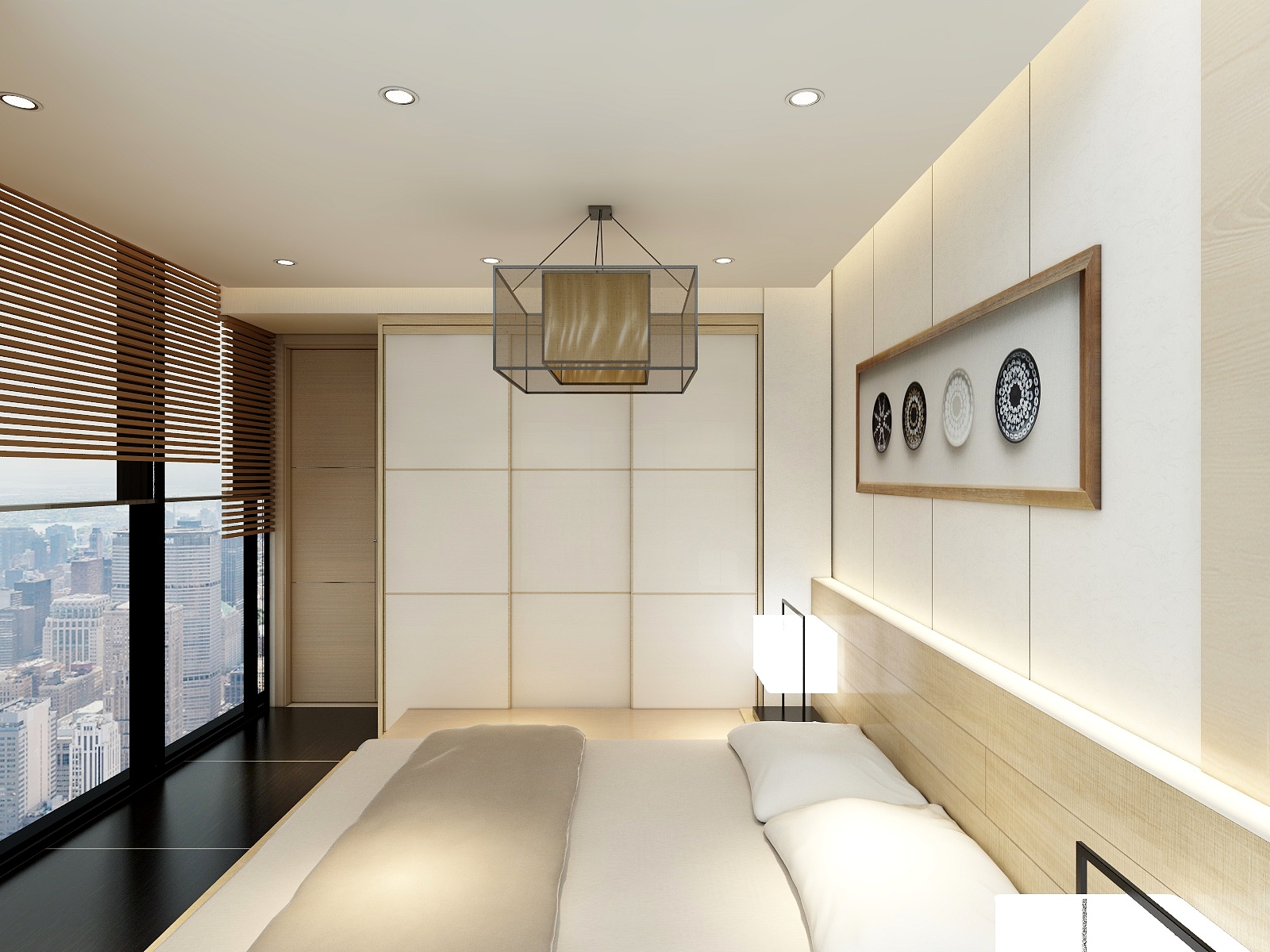 廸偉-60方日式loft一居装修效果图