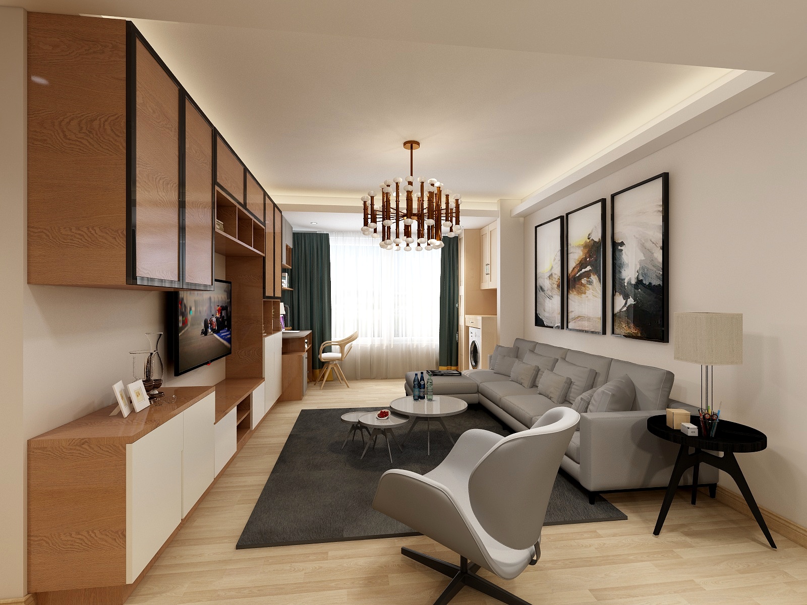 Annie张丽华-佳兆业云顶梅溪湖109.00㎡5期D户型2室2厅2卫1厨-装修设计方案