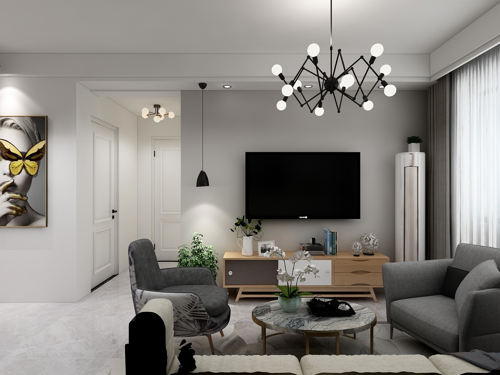 SL设计-滨湖桂园100-装修设计方案