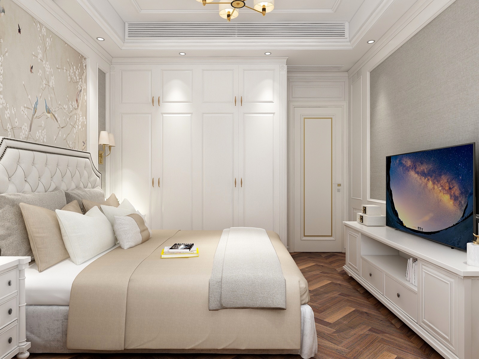 朱晨希-184㎡简欧轻奢四居装修效果图