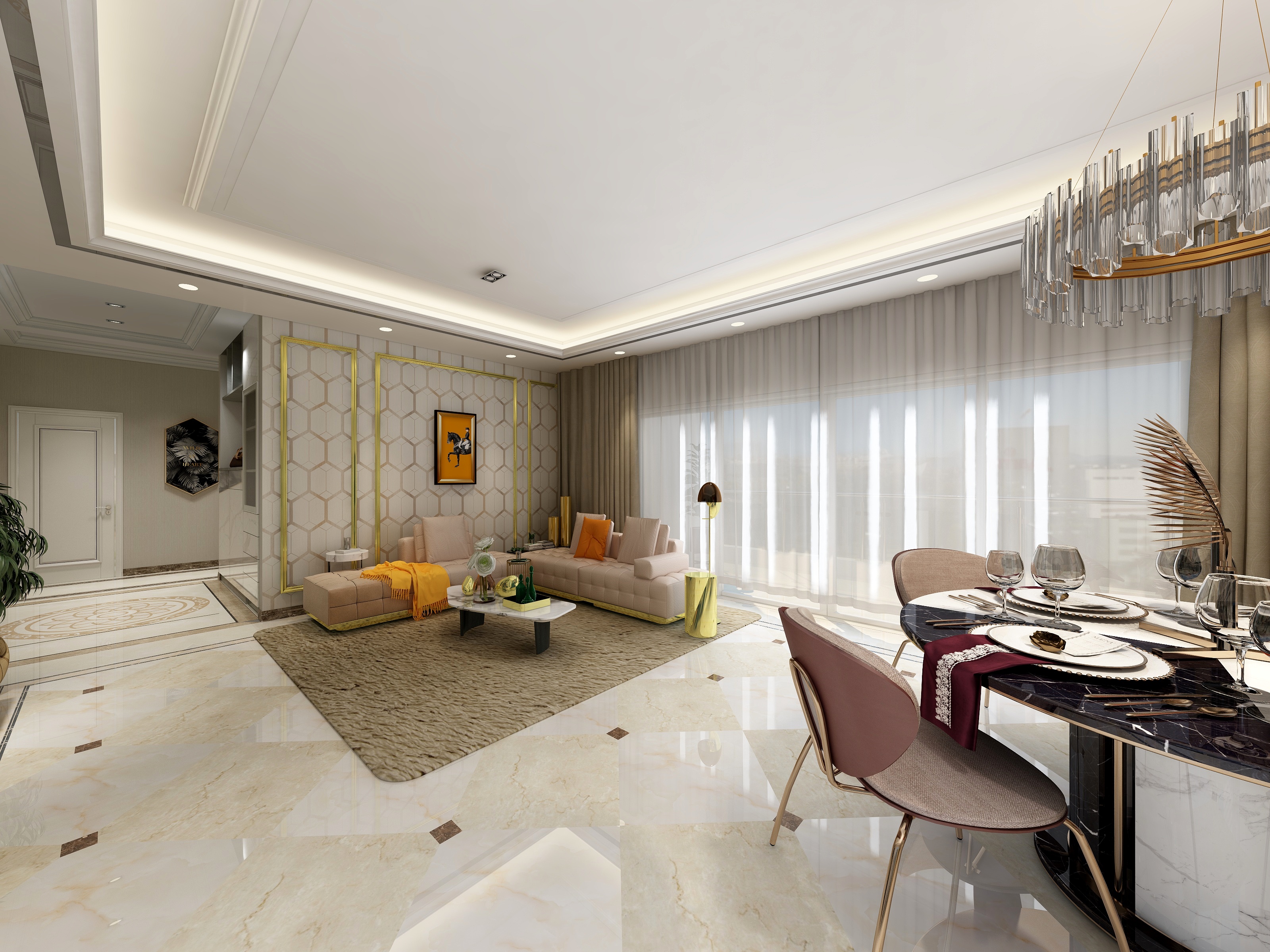 谢谢谢许茹-滨江金茂府140㎡-装修设计方案