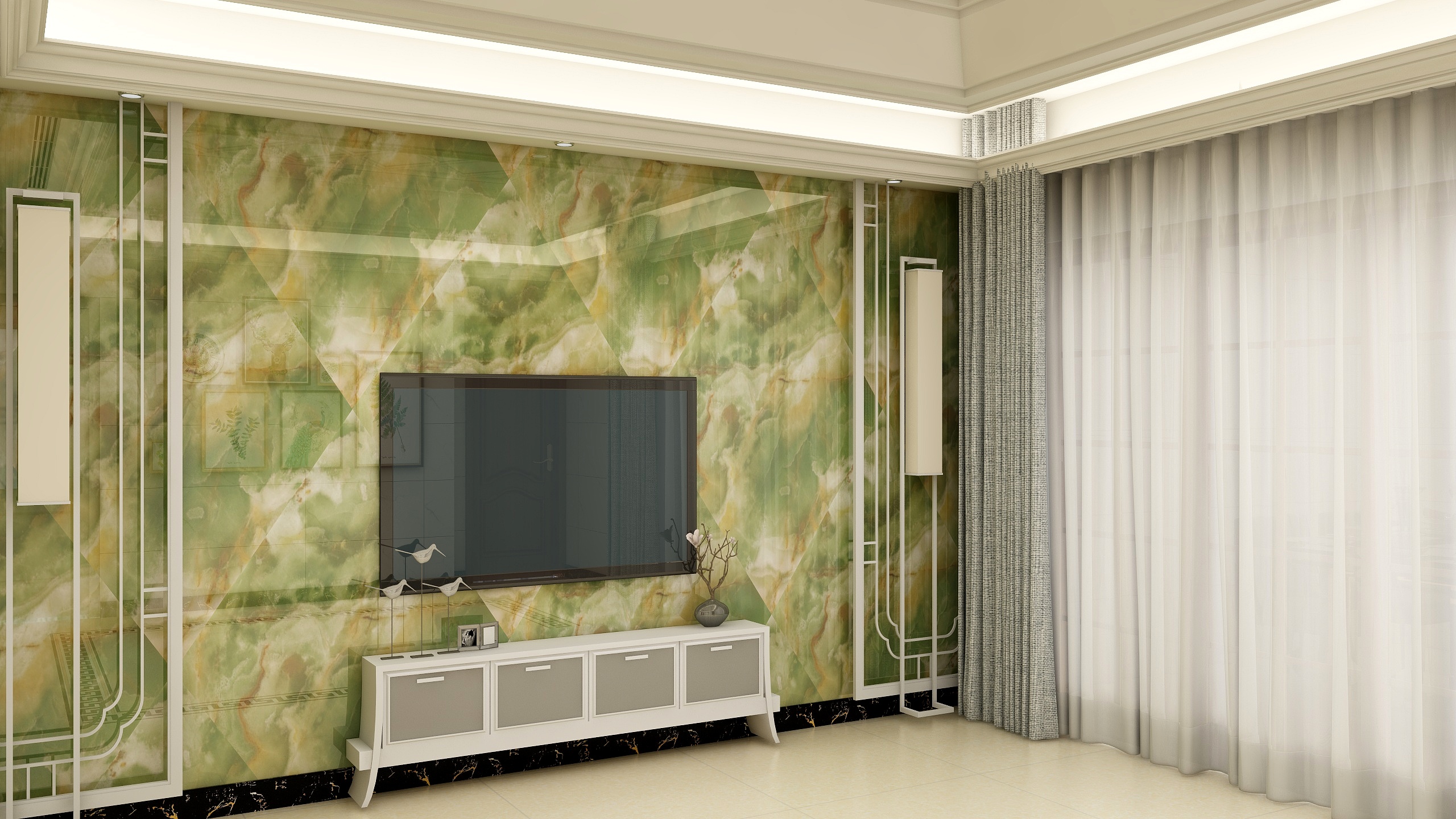 瑞丽华鹏陶瓷-锦福园-装修设计方案