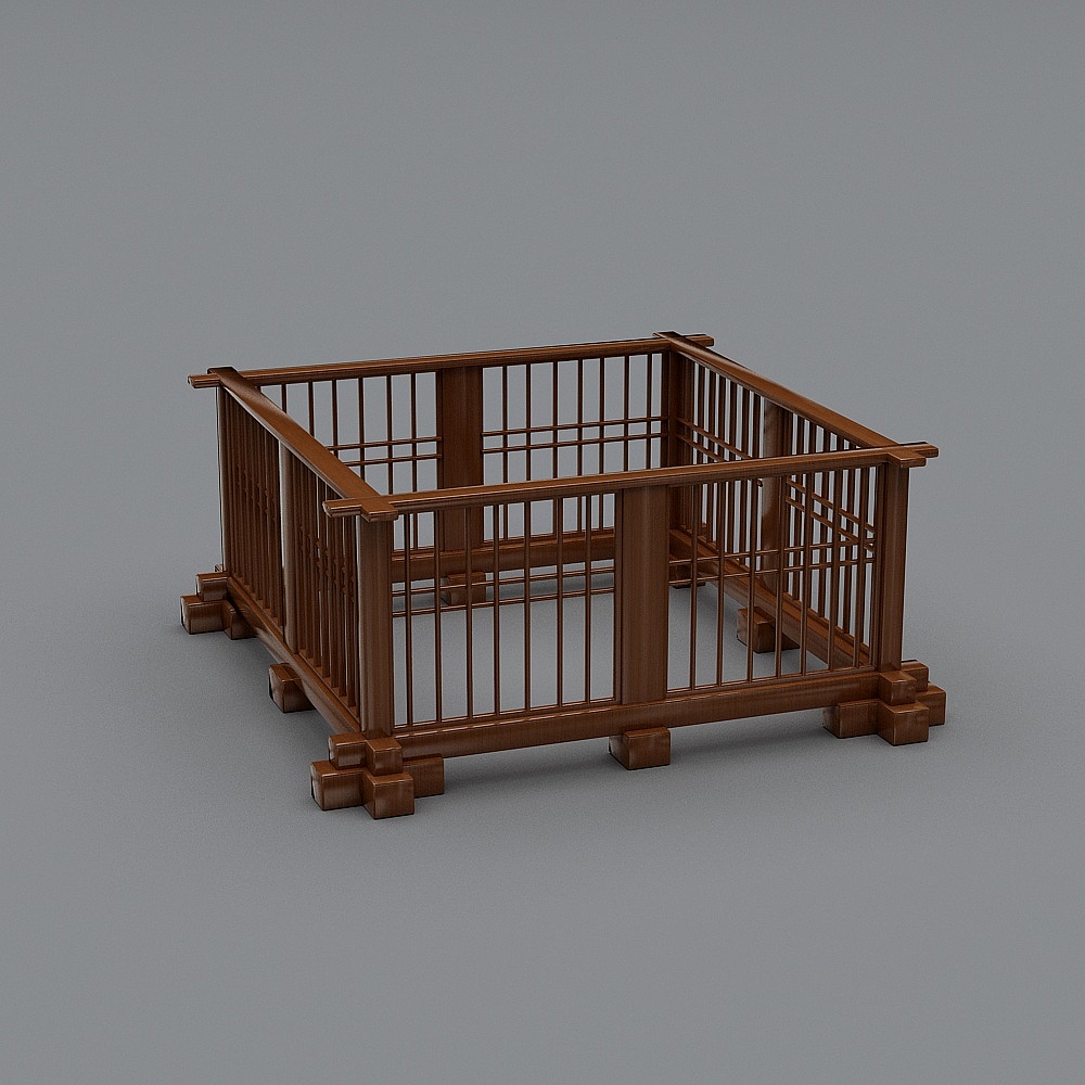 围栏护栏-113D模型