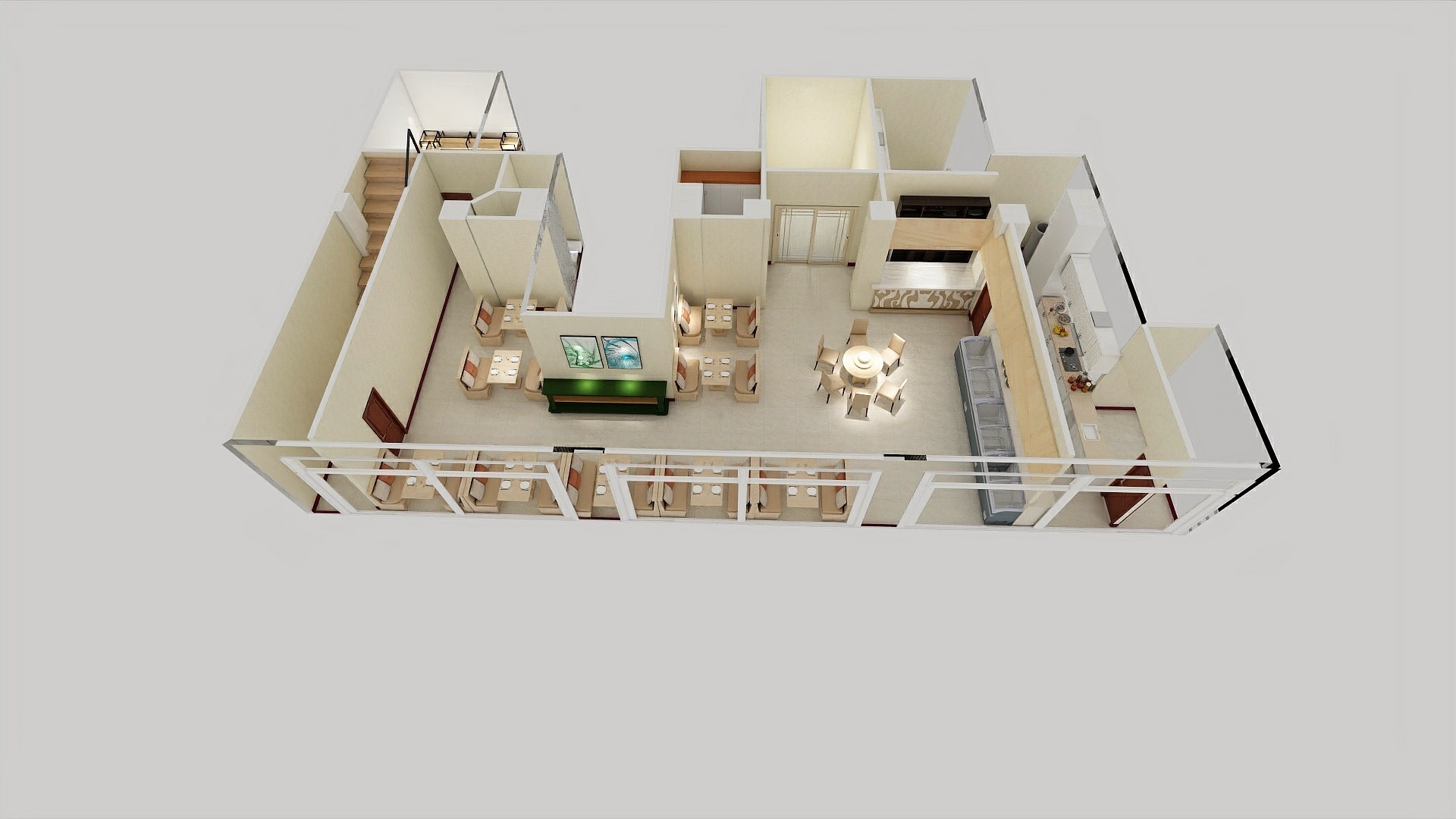 科凡装饰侯-四季春城门市雪岳山烧烤-装修设计方案