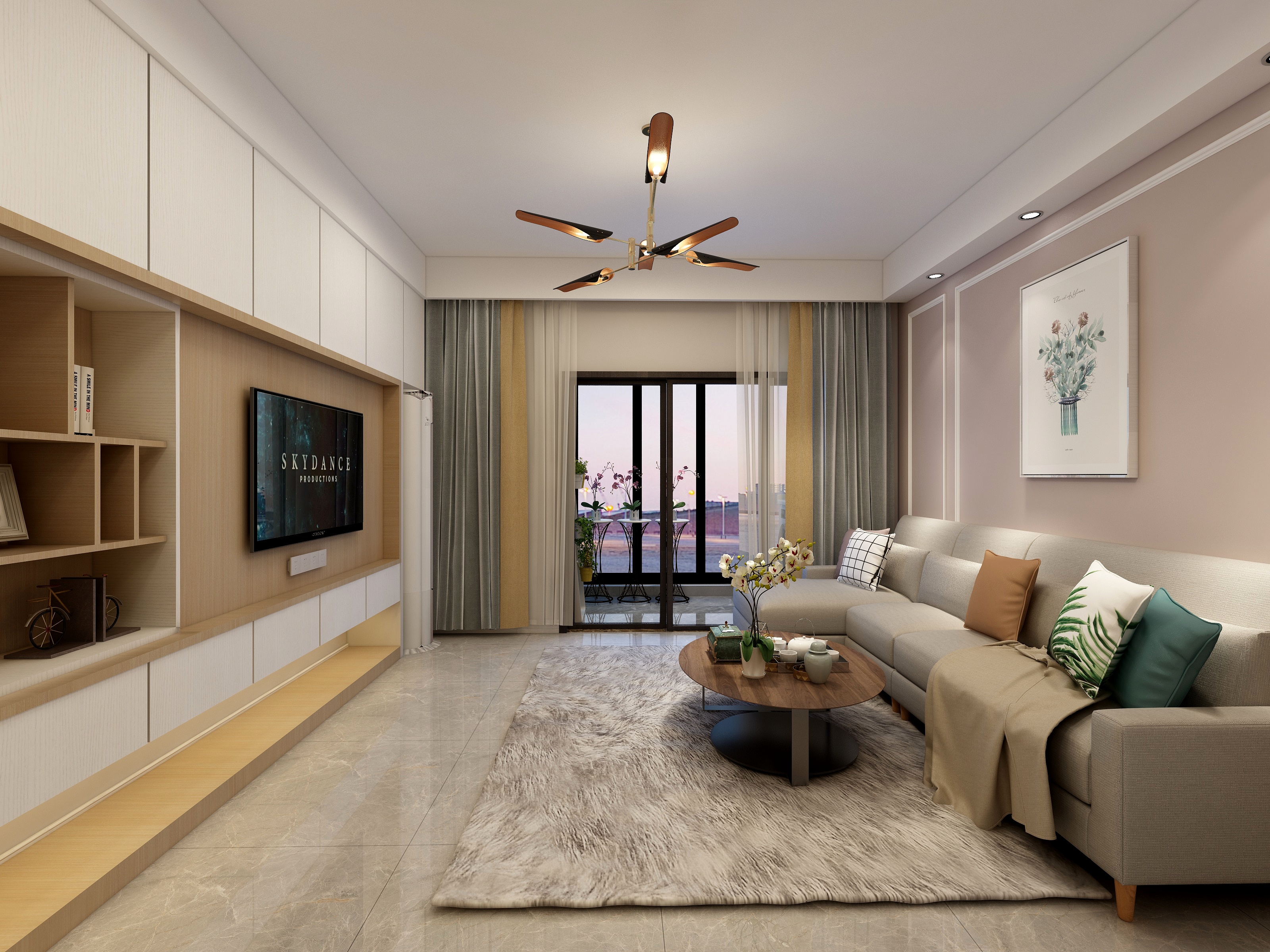 设计师辰辰-北欧风情两居室-副本-装修设计方案