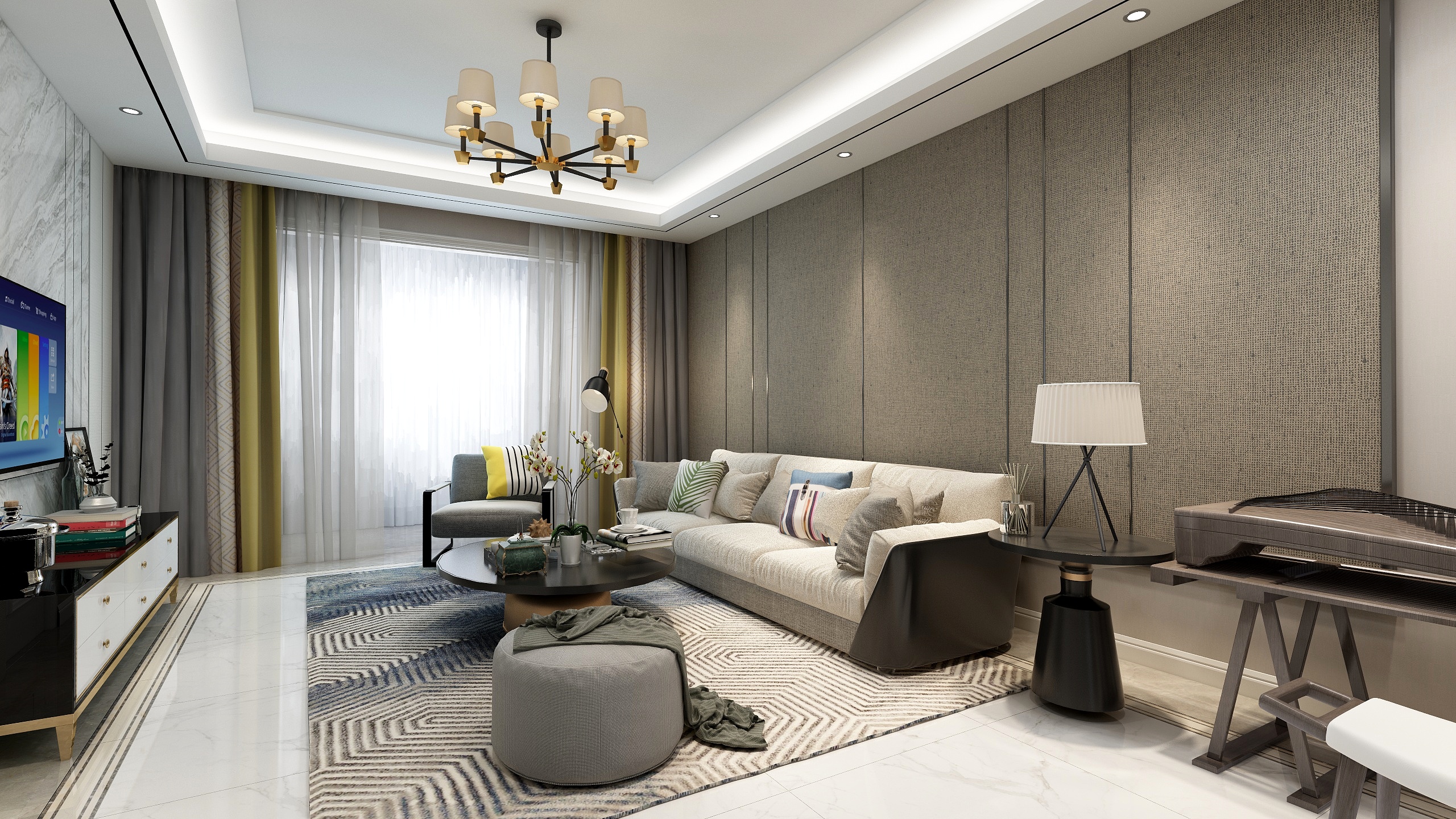 晏路翔-郝姐效果图-副本-副本-装修设计方案