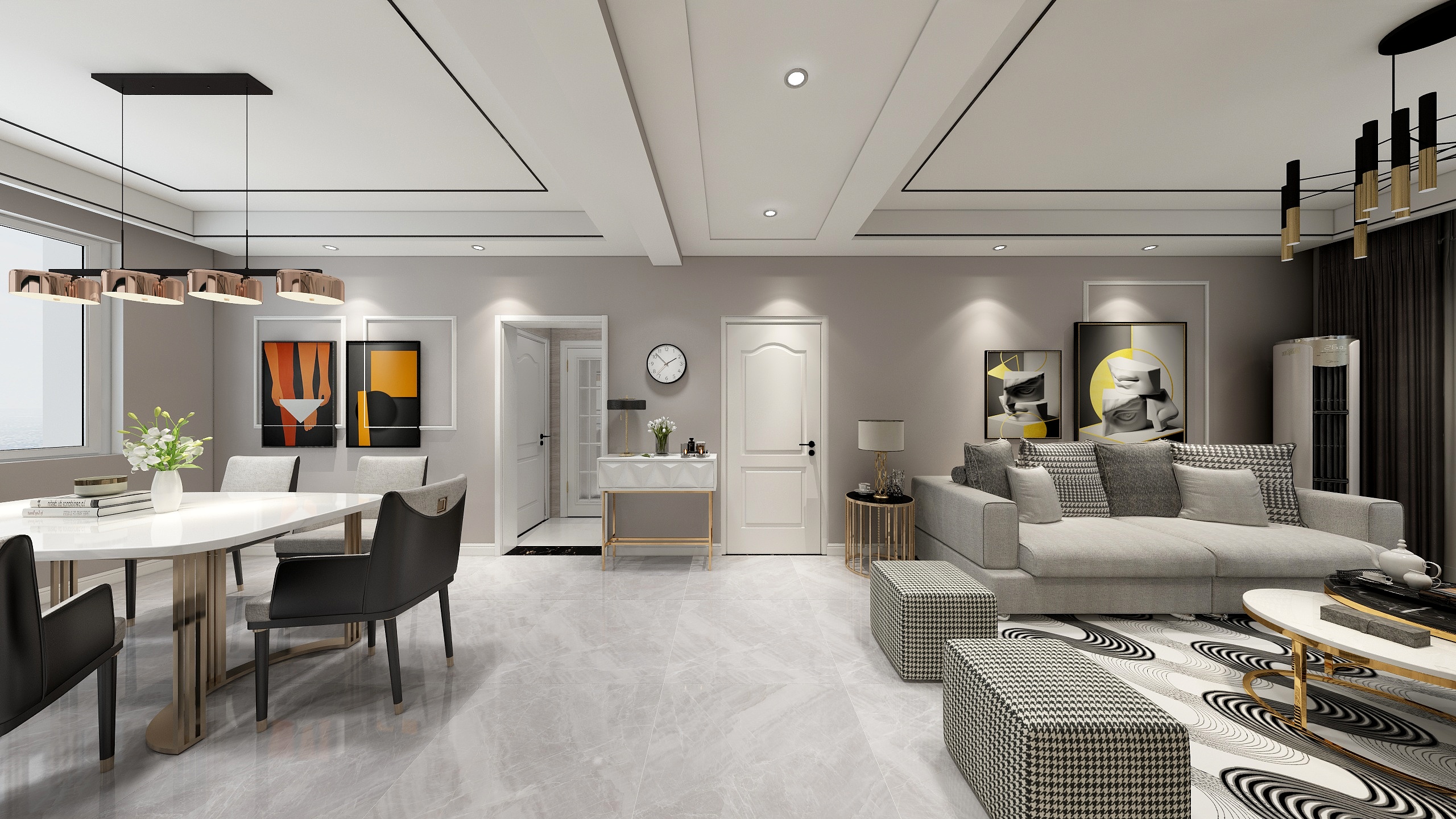 颜子龙-壹号院1栋现代风格-装修设计方案