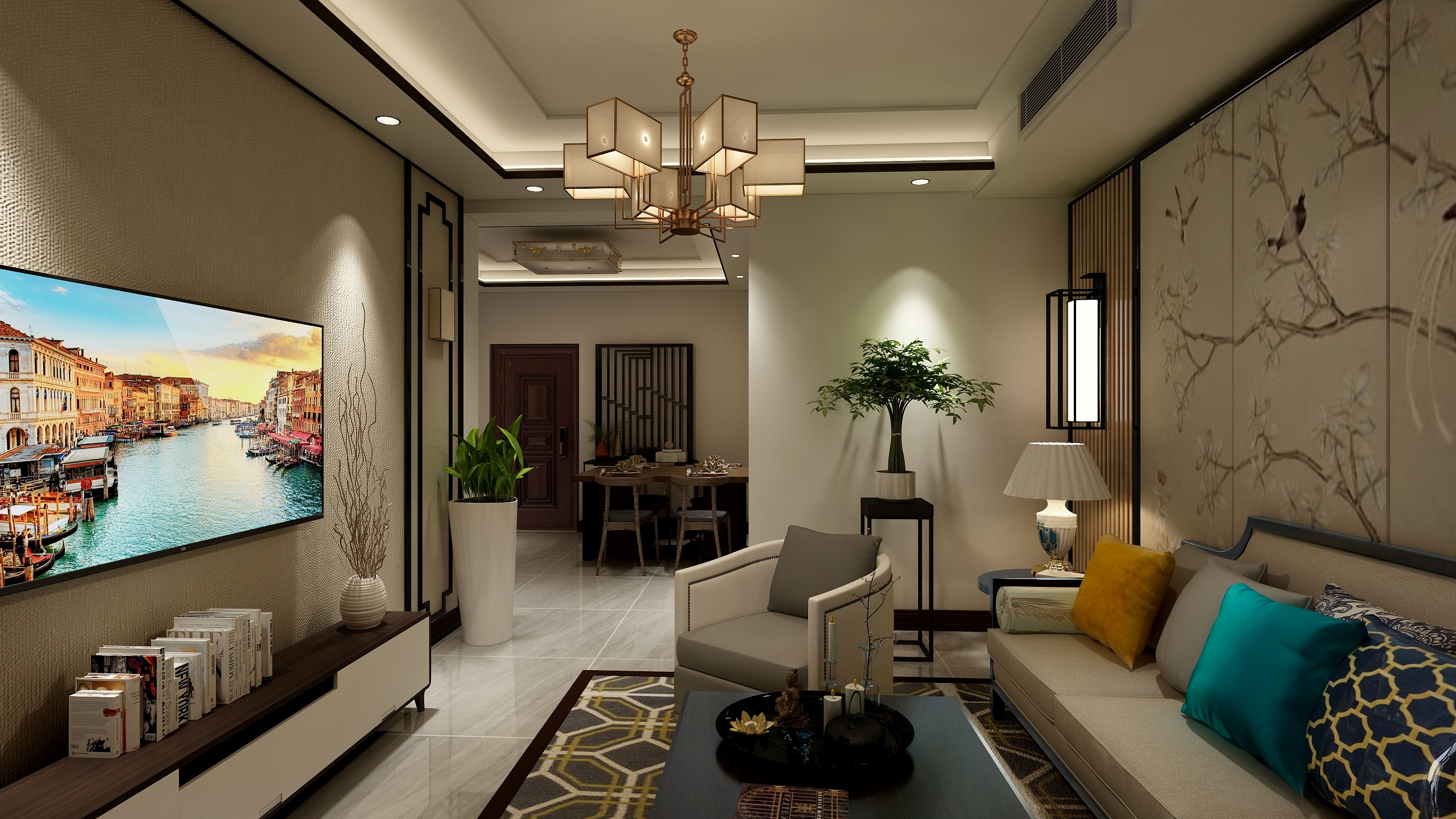 杜宪强设计师-大顺南区84㎡2室装修效果图