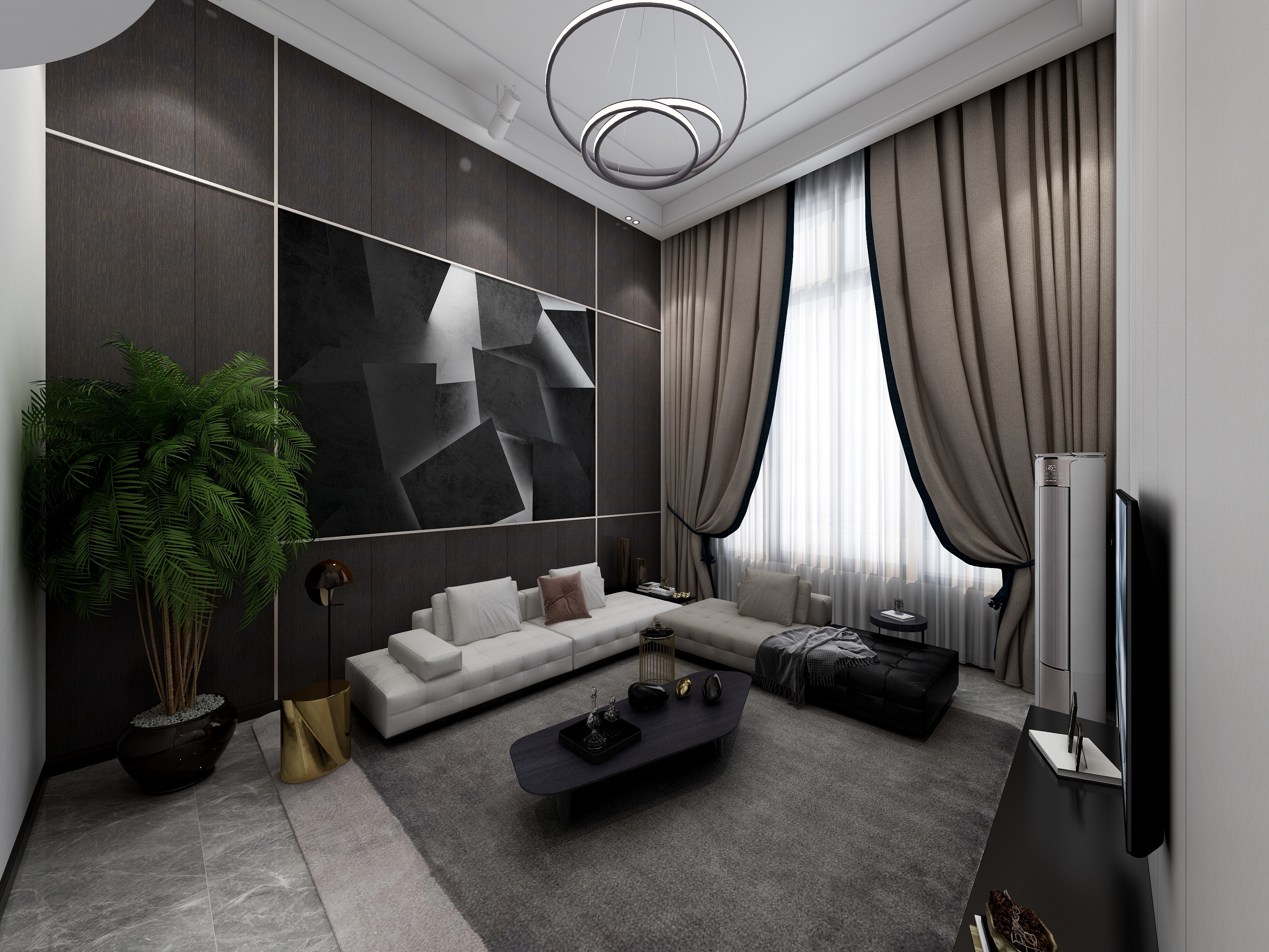 颖向设计工作室-花语城8#1单元11楼西户1楼-装修设计方案