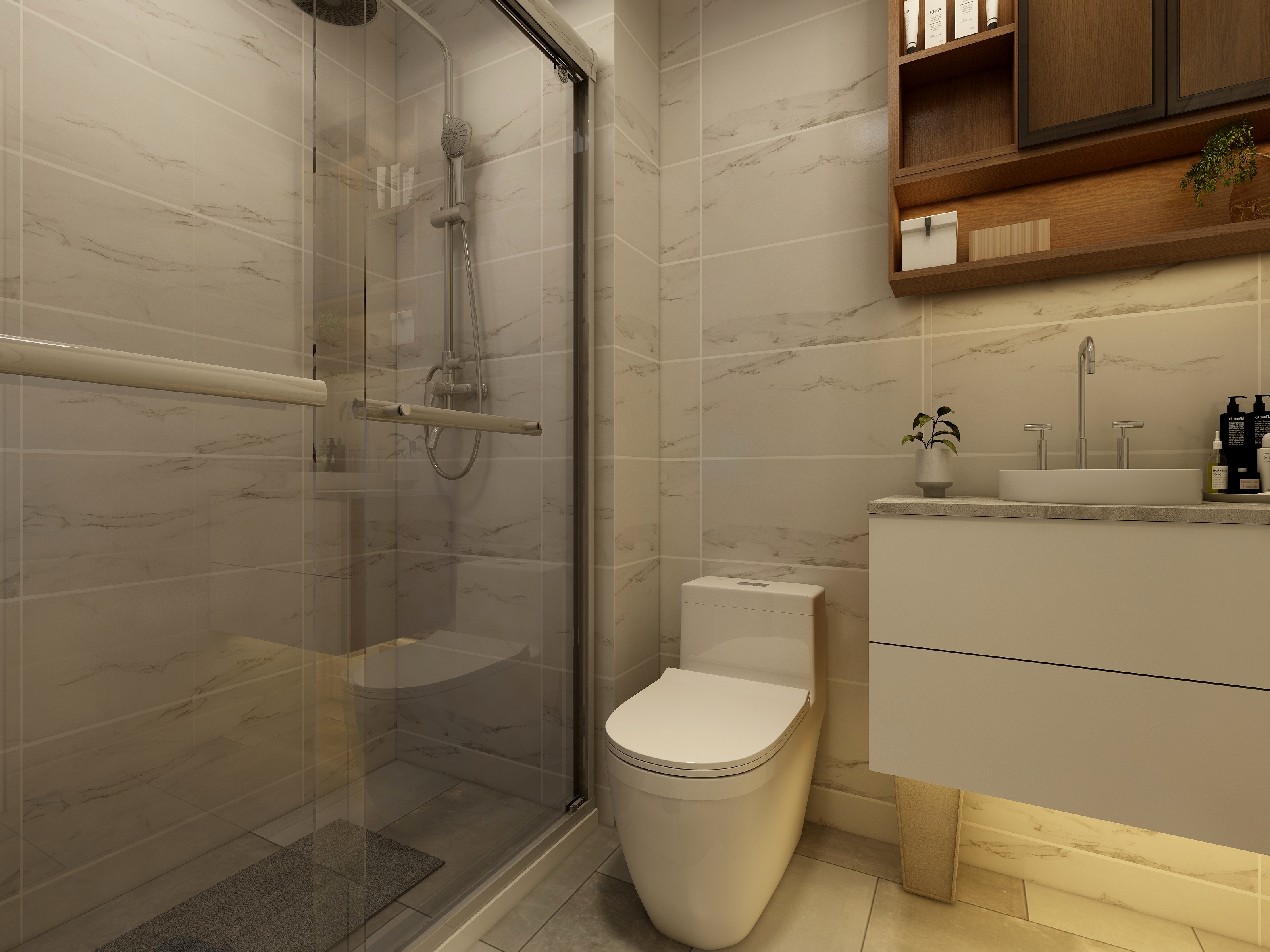 设计师辰辰-北欧风情两居室装修效果图