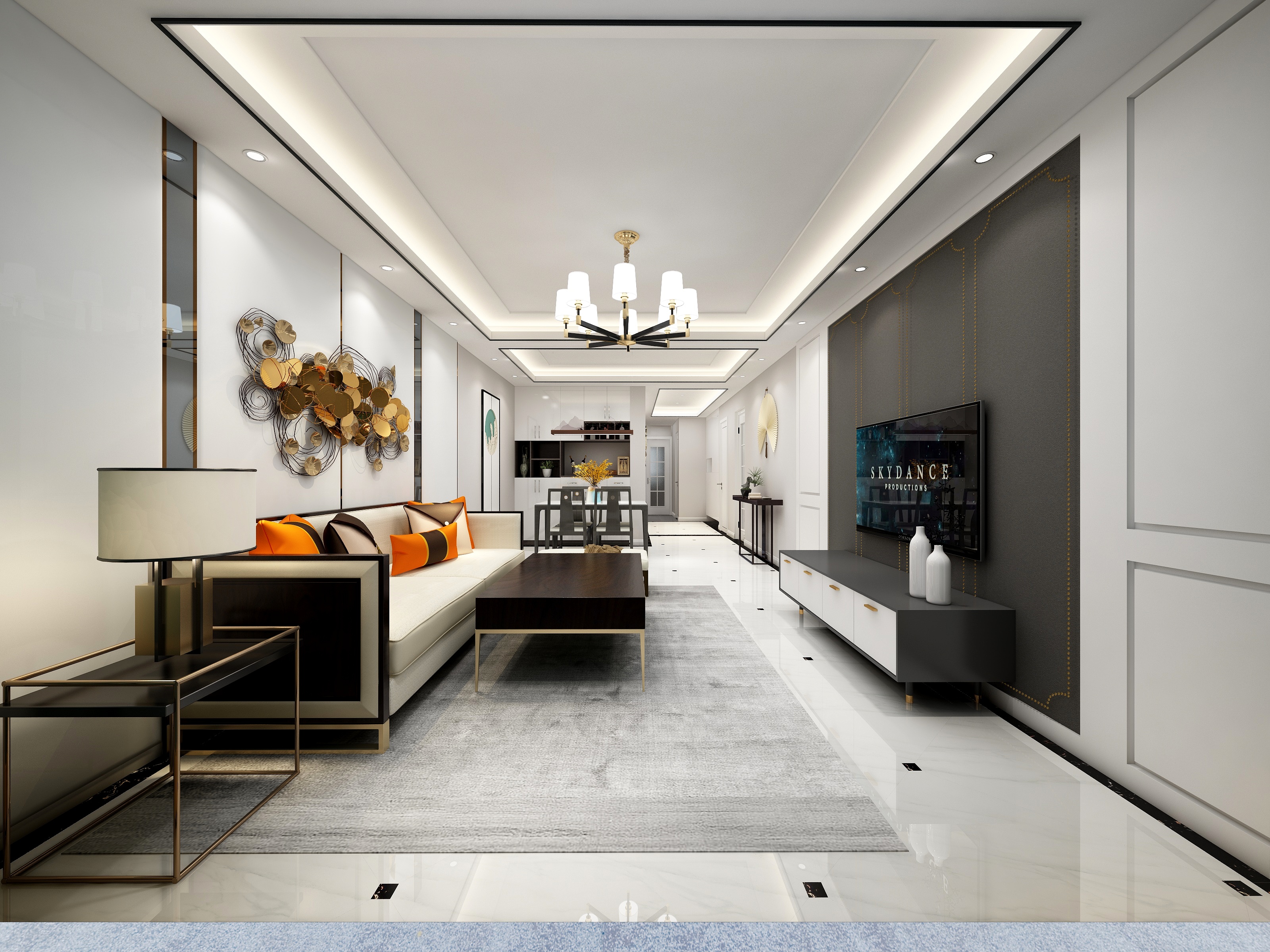 李银coWG-113方混搭三居装修效果图