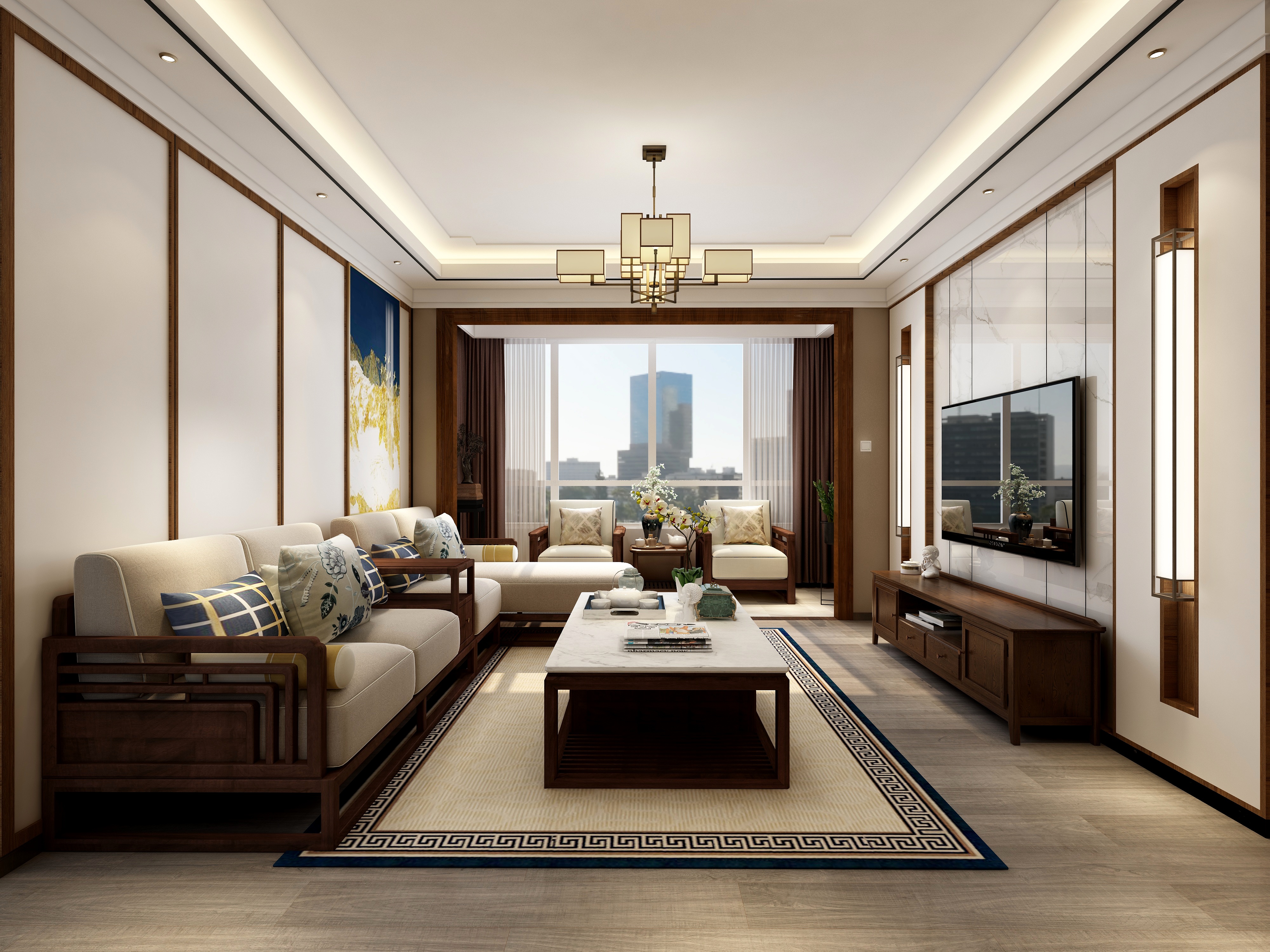 设计-效果图-【鸾】-装修设计方案