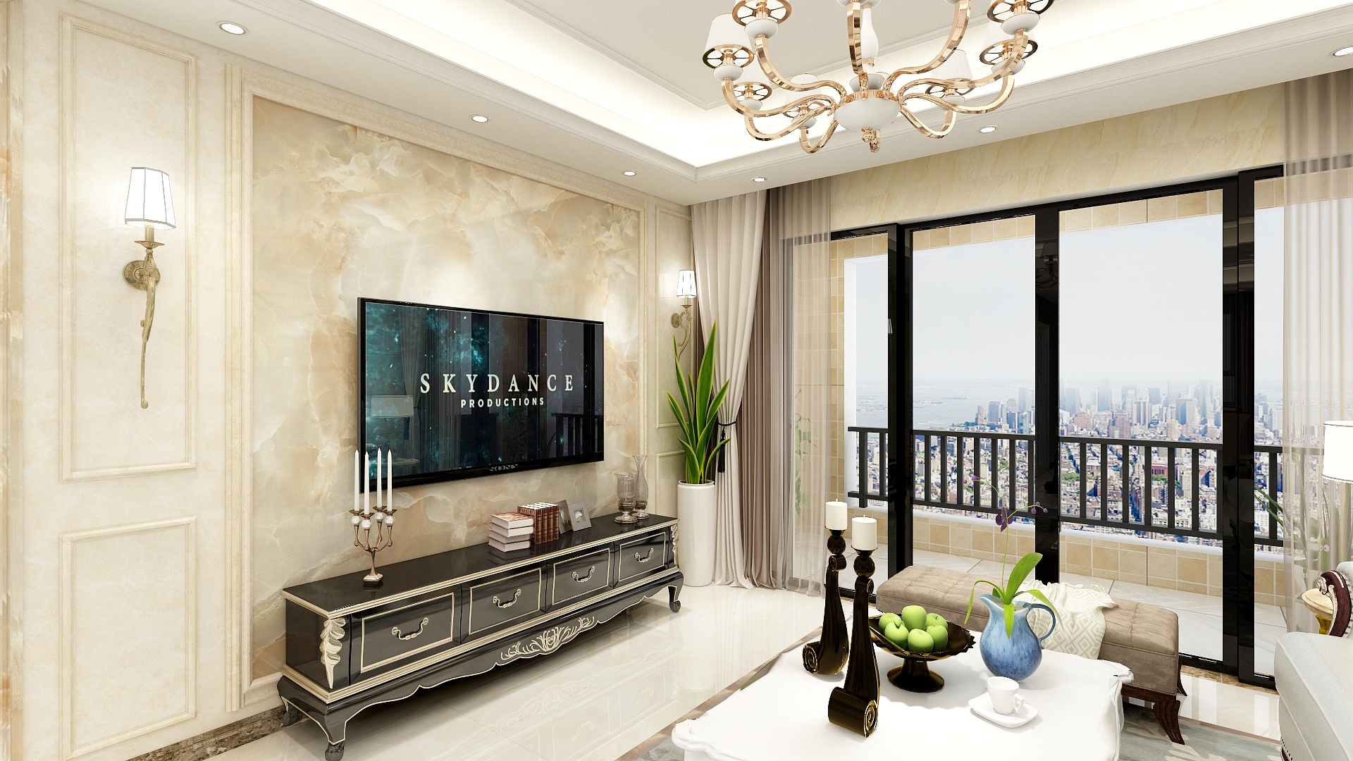 赵朝君-珠水豪庭简欧-装修设计方案