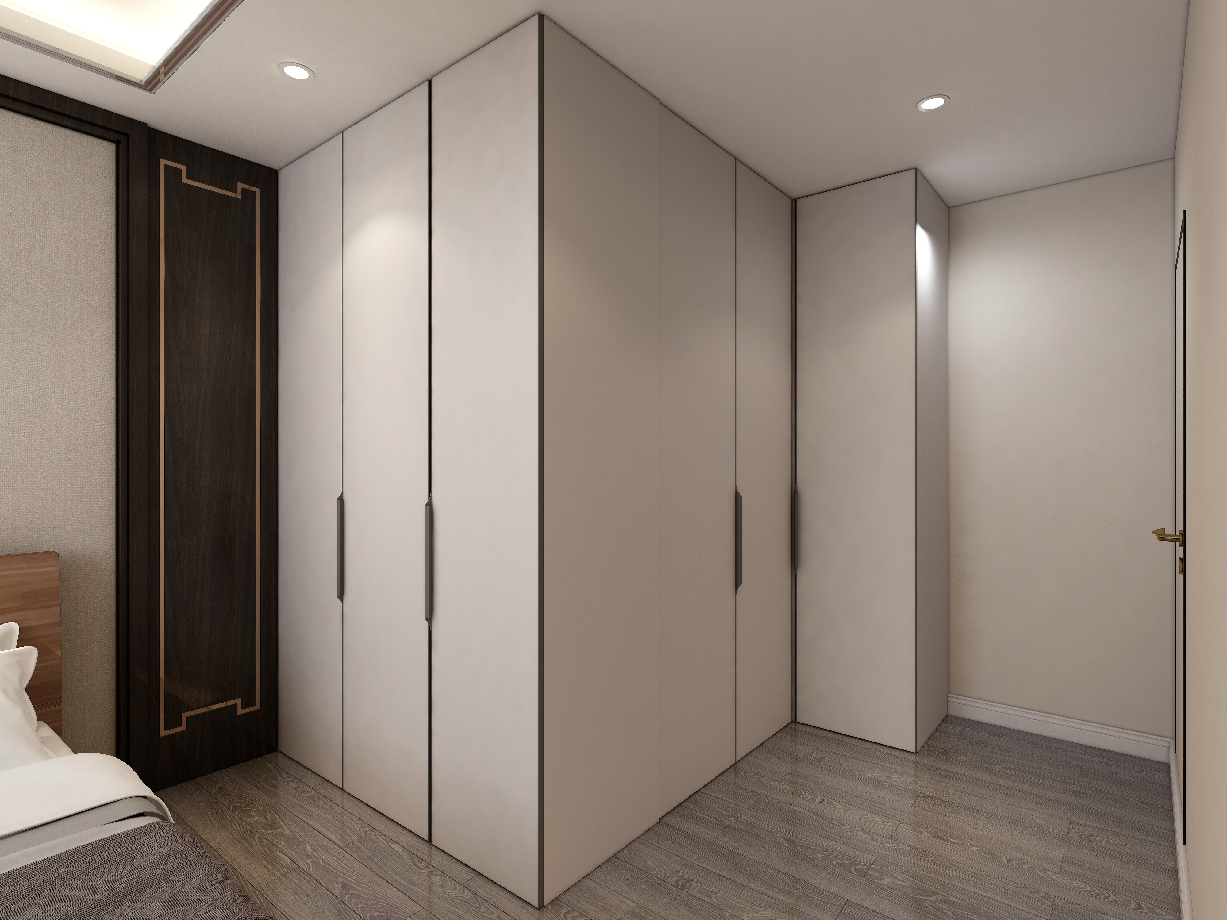 李青越-134㎡新中式两居一层次卧装修效果图第1张