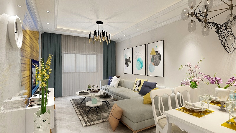 橘柚设计-长青国际-装修设计方案