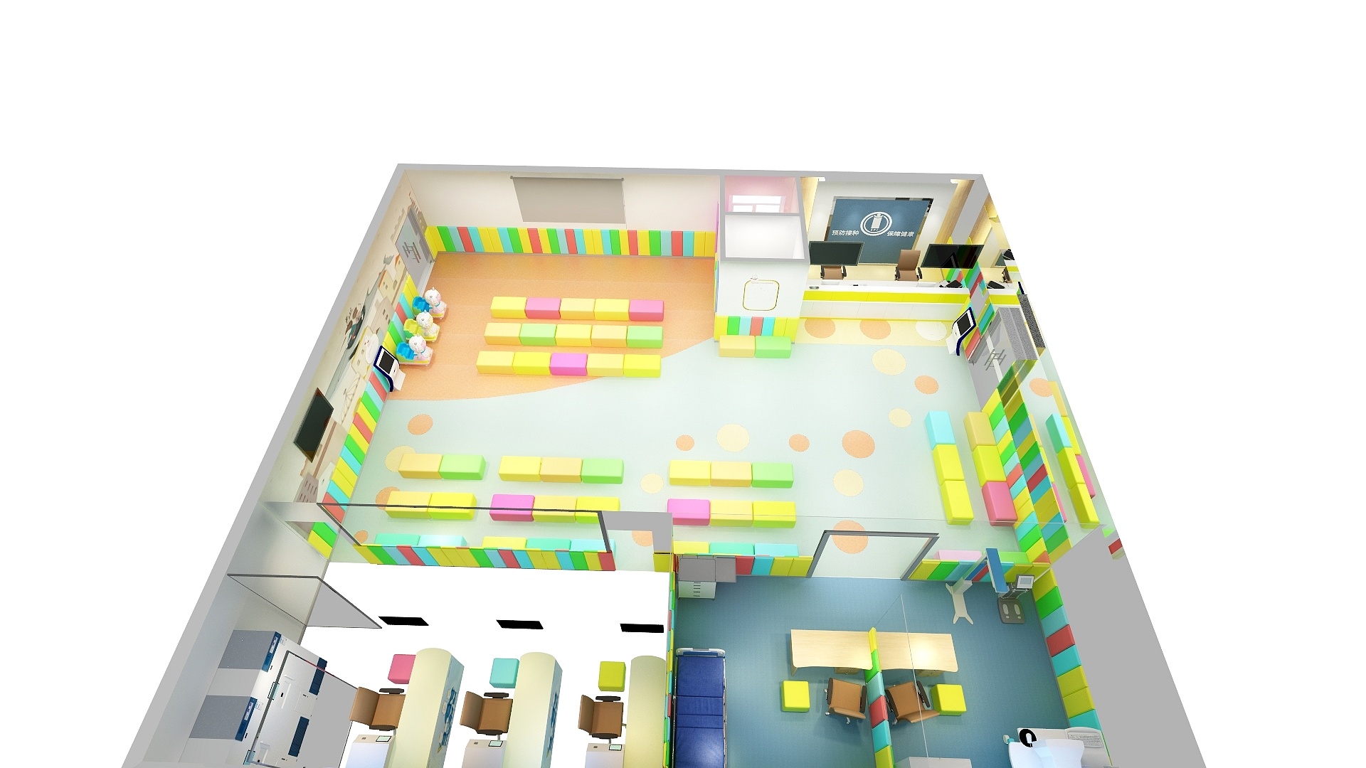 海乐苗-安徽接种大厅-装修设计方案