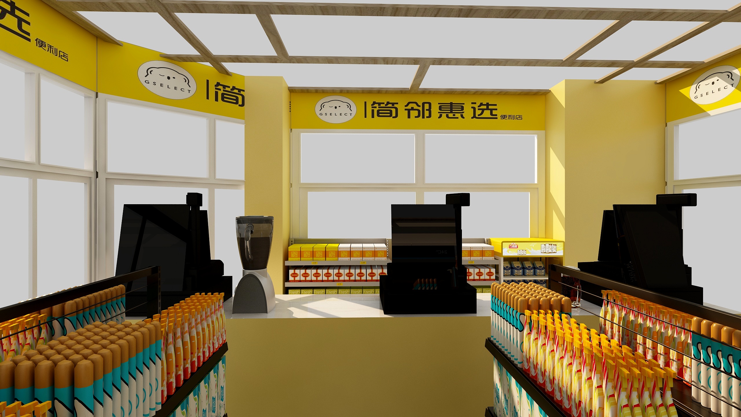 007号-便利店.dwg111-副本-装修设计方案