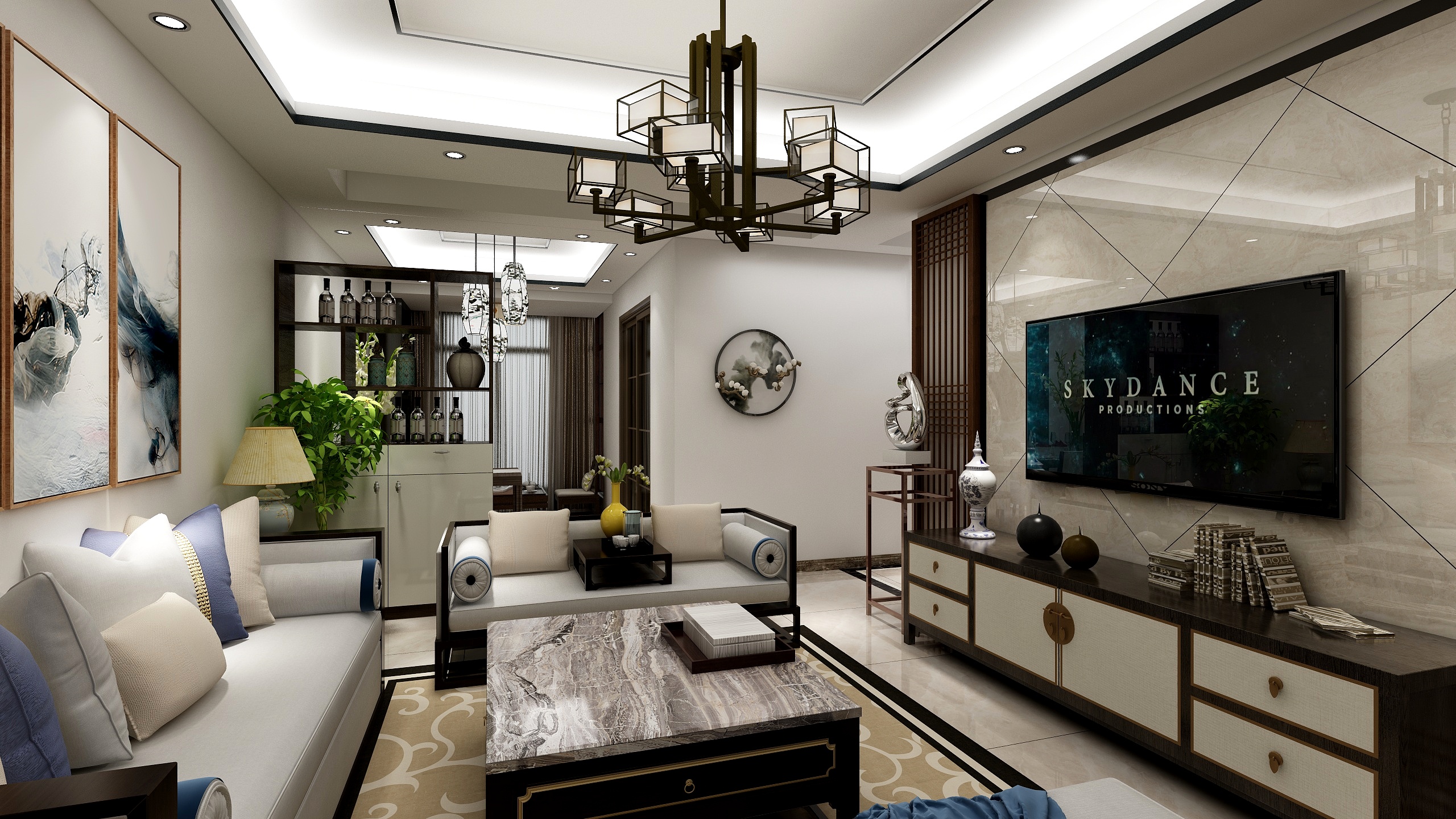 好莱客艺术整装刘正兵-翡翠香缇一栋一单元1001-装修设计方案