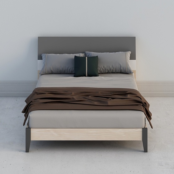 Scandinavian Twin Beds,Twin Beds,Earth color