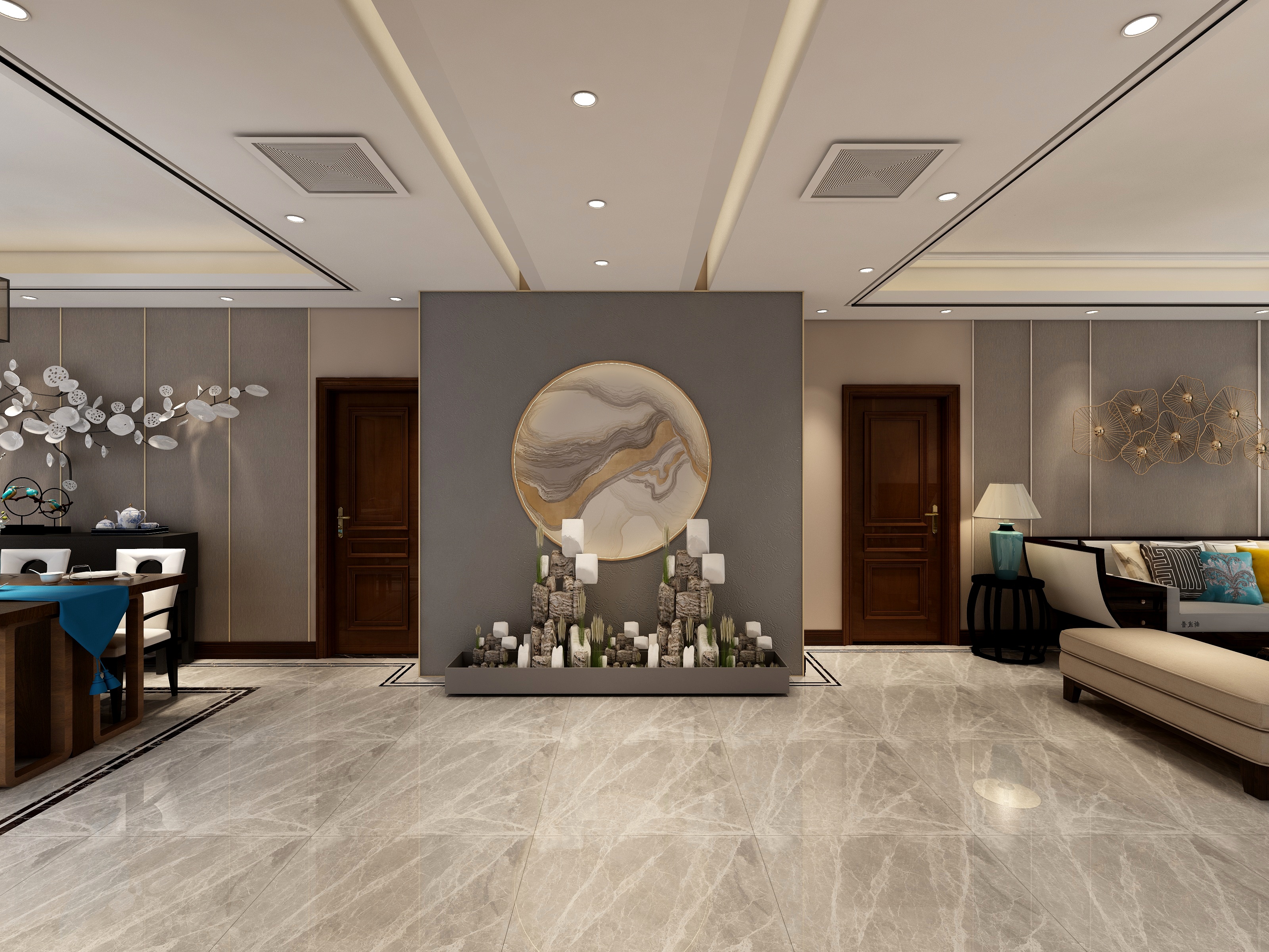 开元整装体验馆-五矿＆铭品#160平洋房设计-装修设计方案