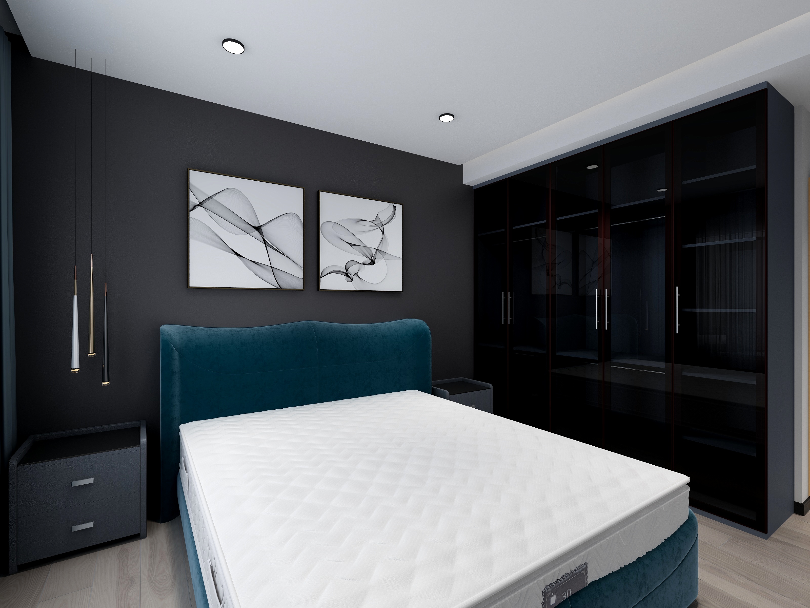 番茄酱FUhScQ-山水华庭110.00㎡F4-a户型3室3厅2卫1厨-副本-装修设计方案