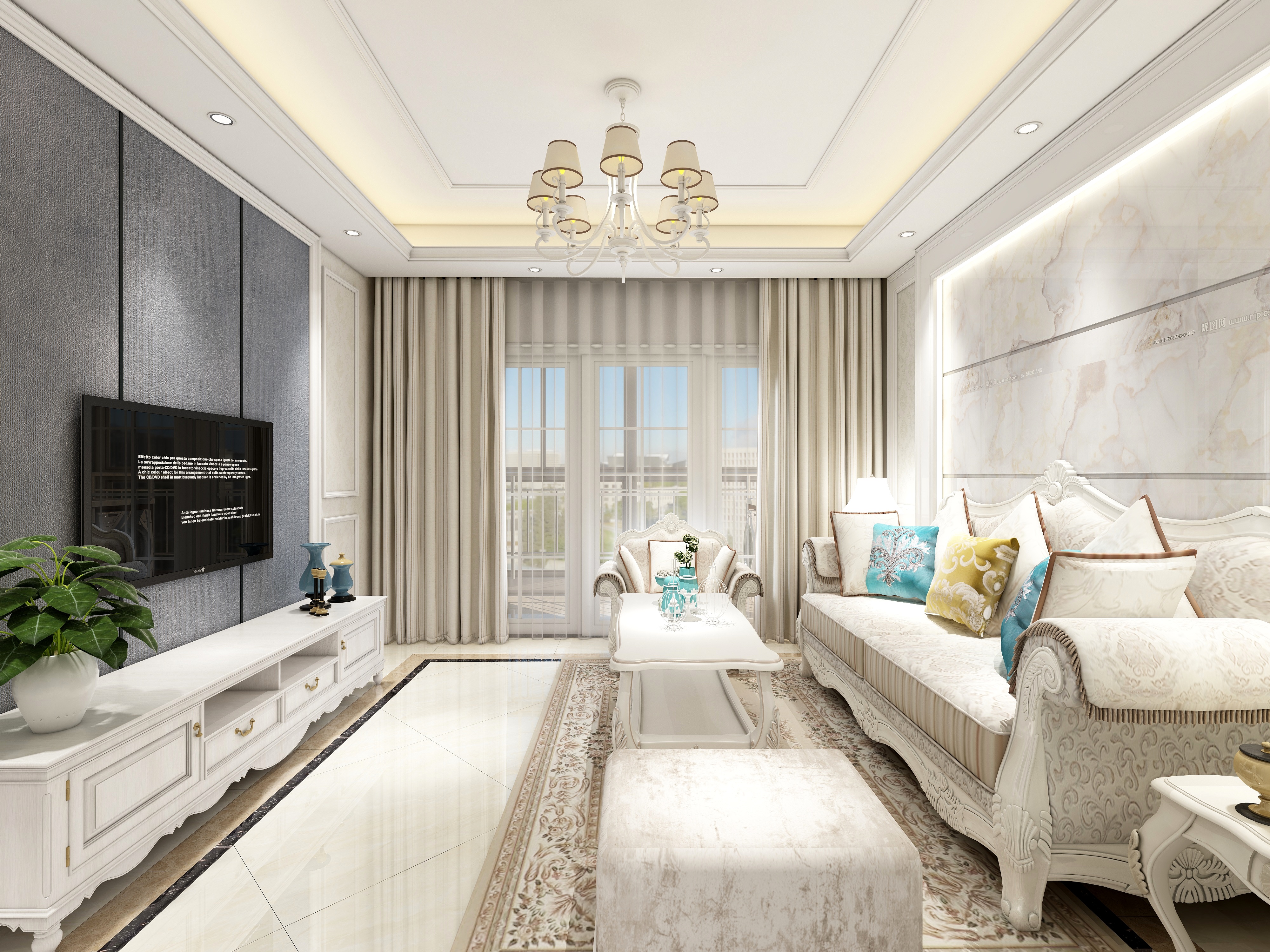 邓公子啊-8座01《简欧》-装修设计方案