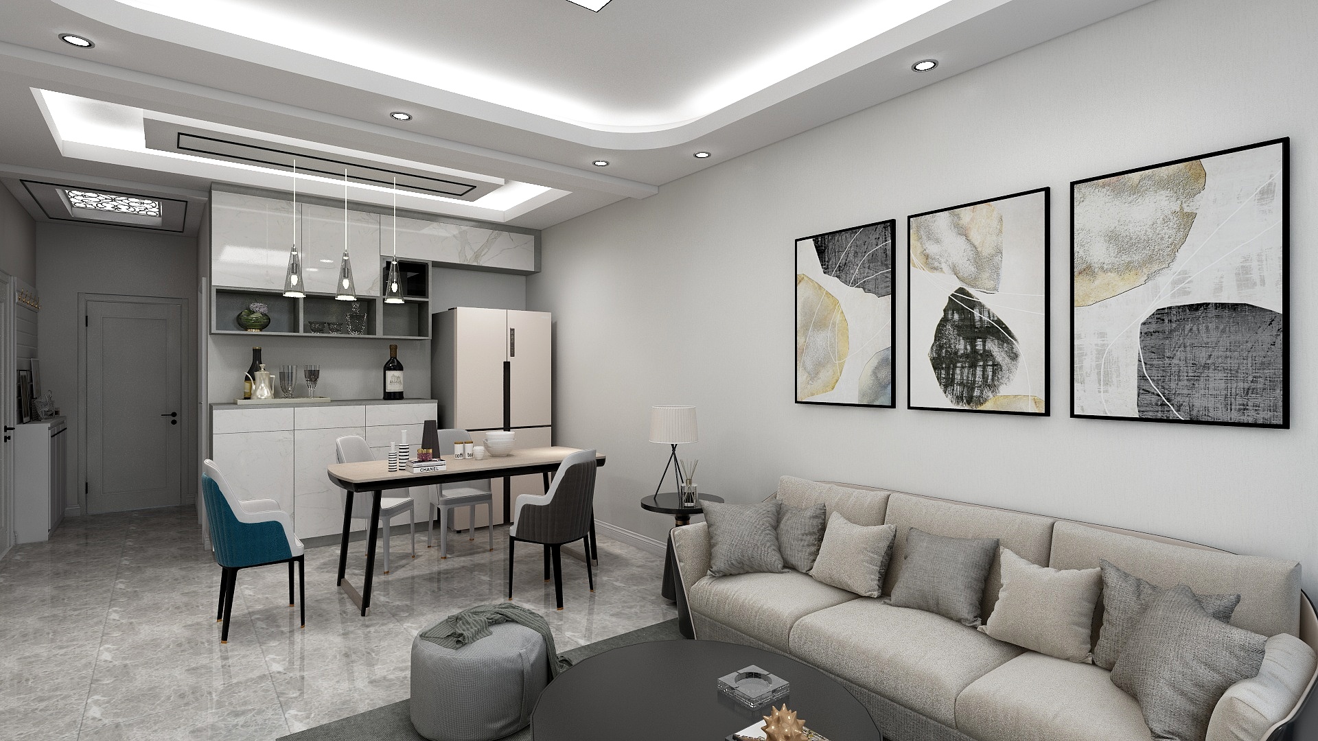 沐禾装饰设计工作室-3号楼2单元702-装修设计方案