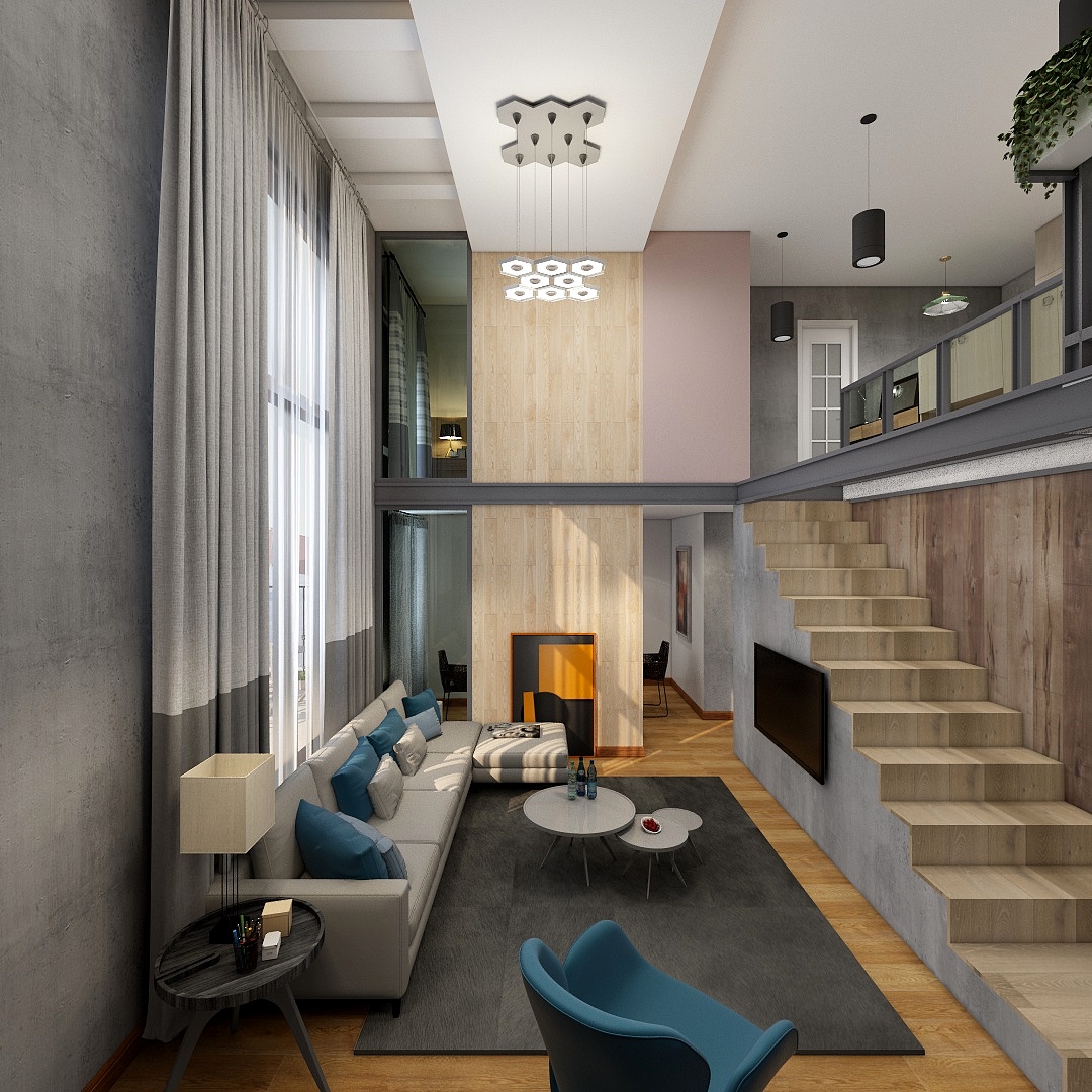 刘腾肖CHH-现代客餐厅-副本-装修设计方案