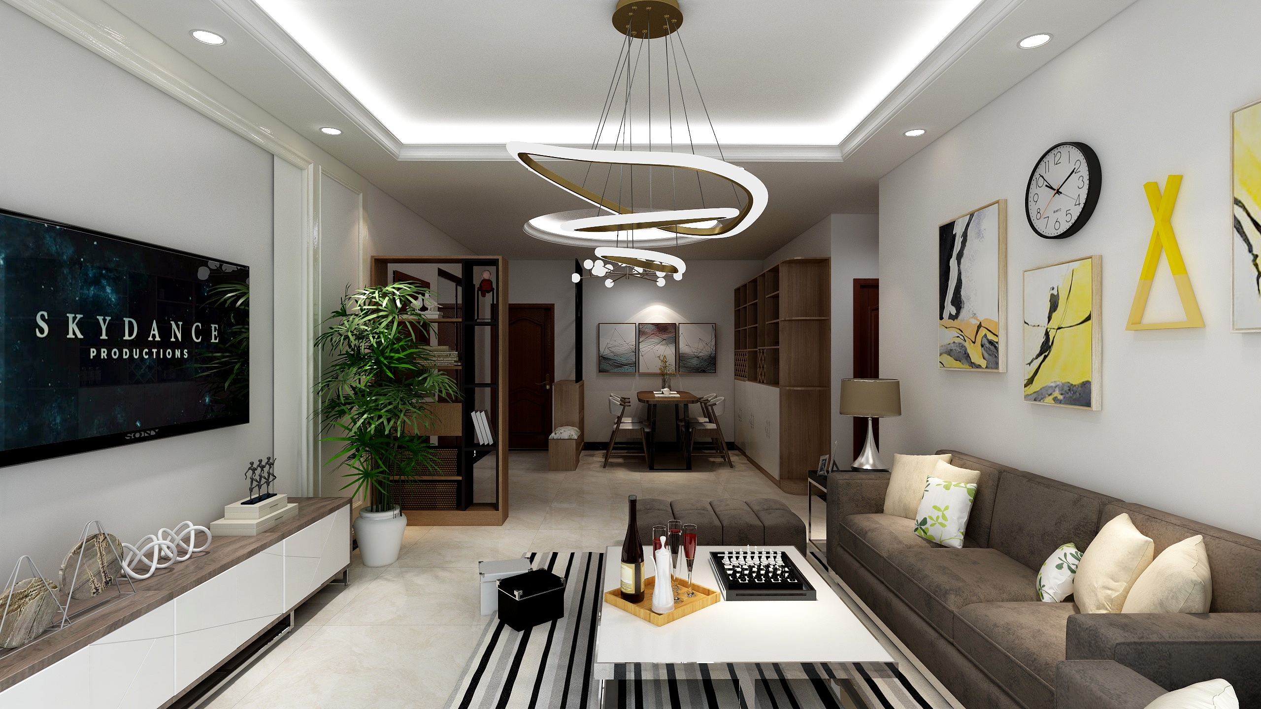 始于初见-19，20，21栋02户型-装修设计方案