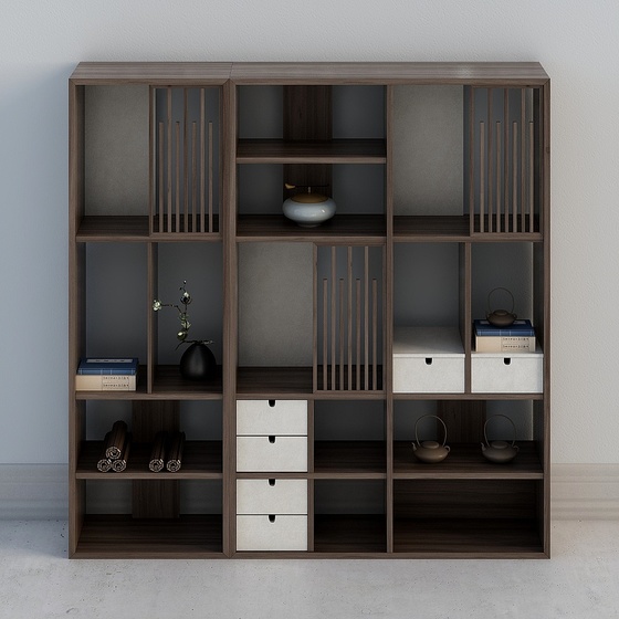 Asian Bookcases,Bookcases,Black