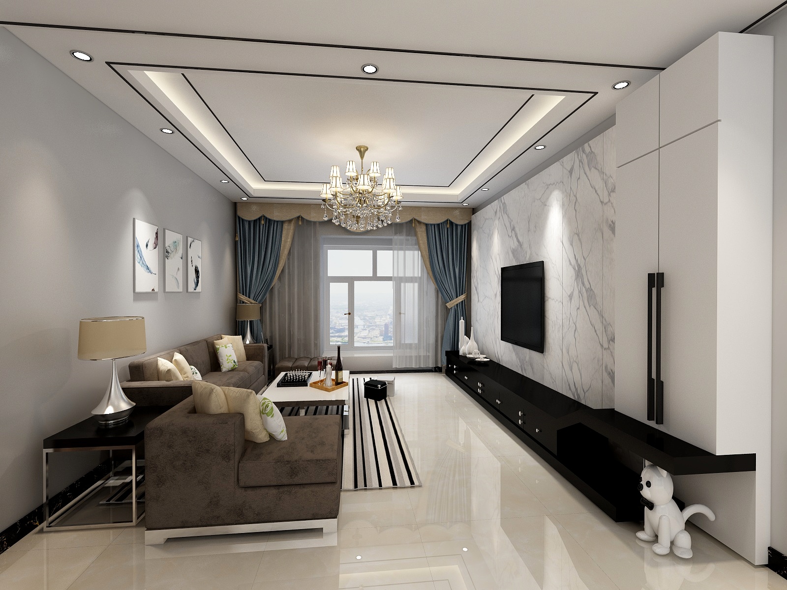 爱尚佳装饰设计-欧洲街后1-1-201-装修设计方案