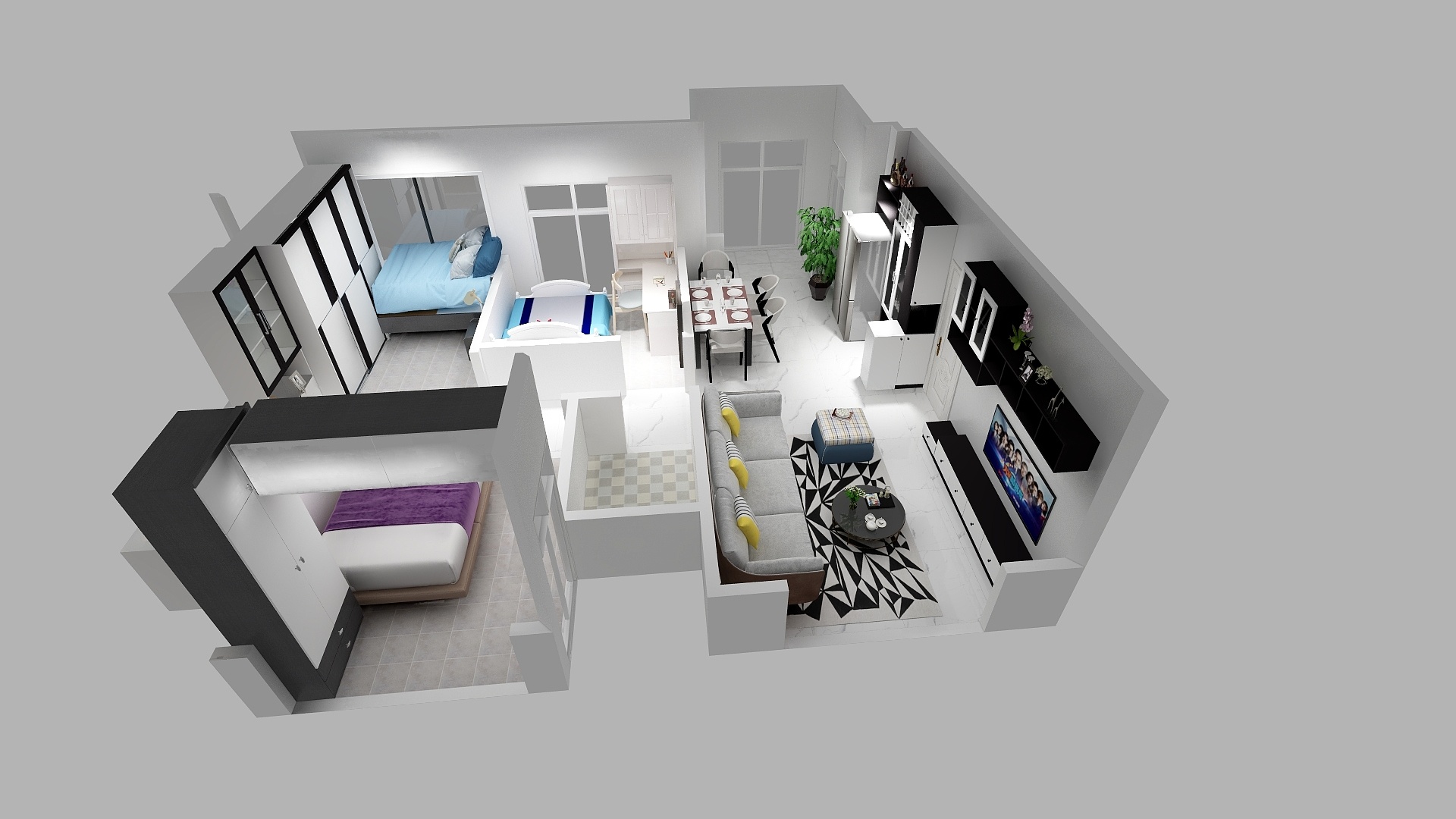 海伦设计师-现代轻-装修设计方案