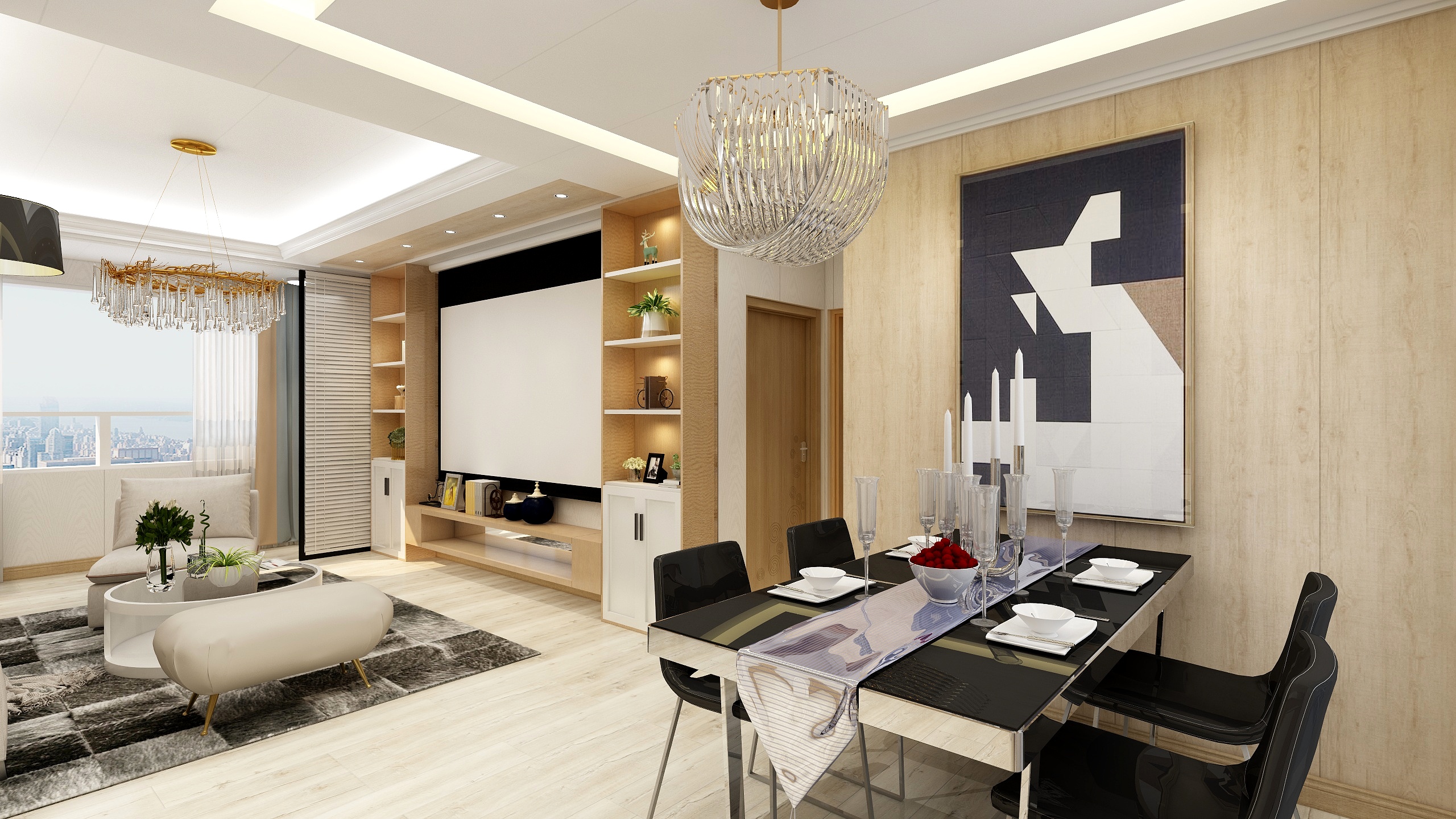 田上雨工作室-温馨小户型品沃集成家装-装修设计方案