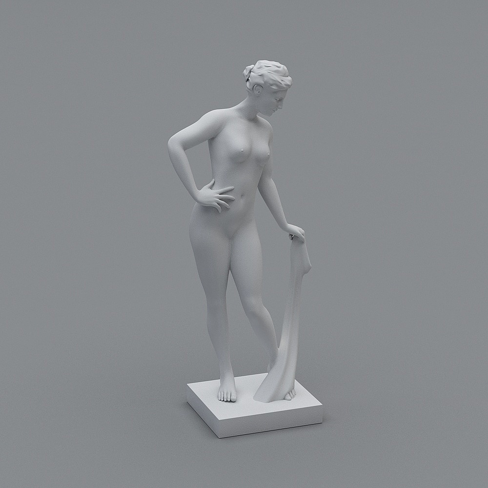 石膏雕像-13D模型
