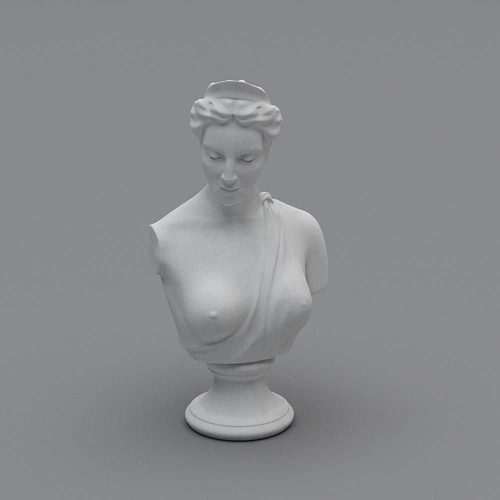 石膏头像-33D模型